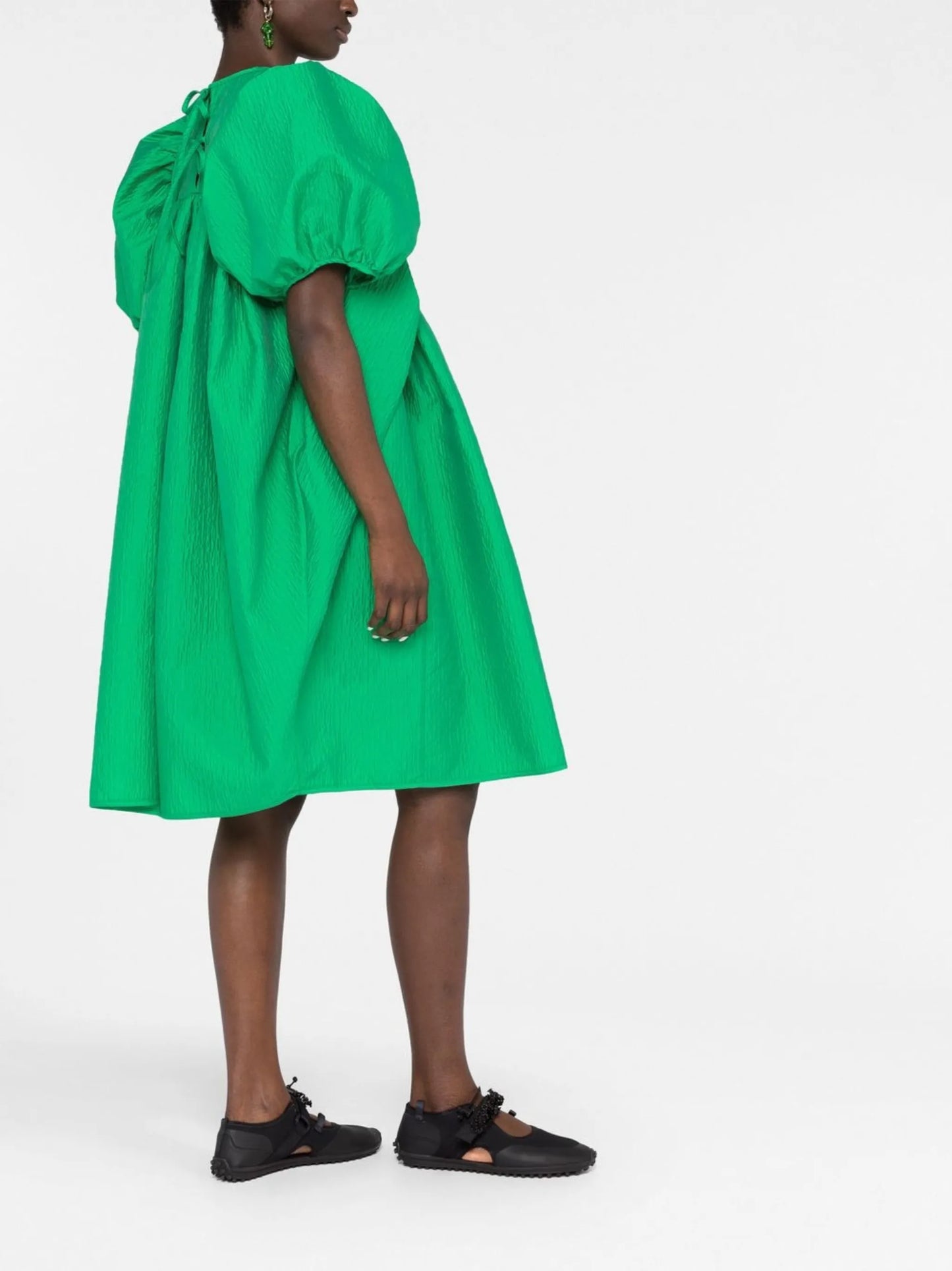 Dahlia puff-sleeve dress