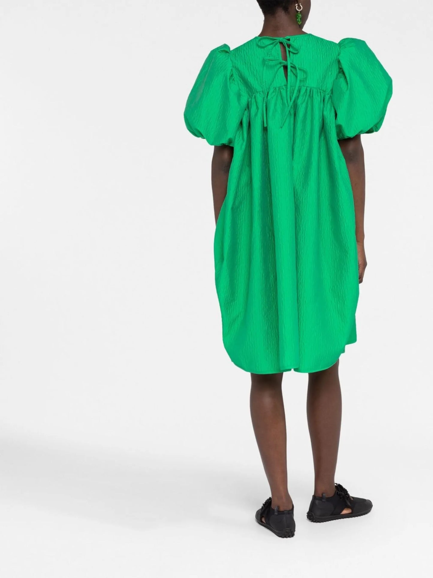 Dahlia puff-sleeve dress