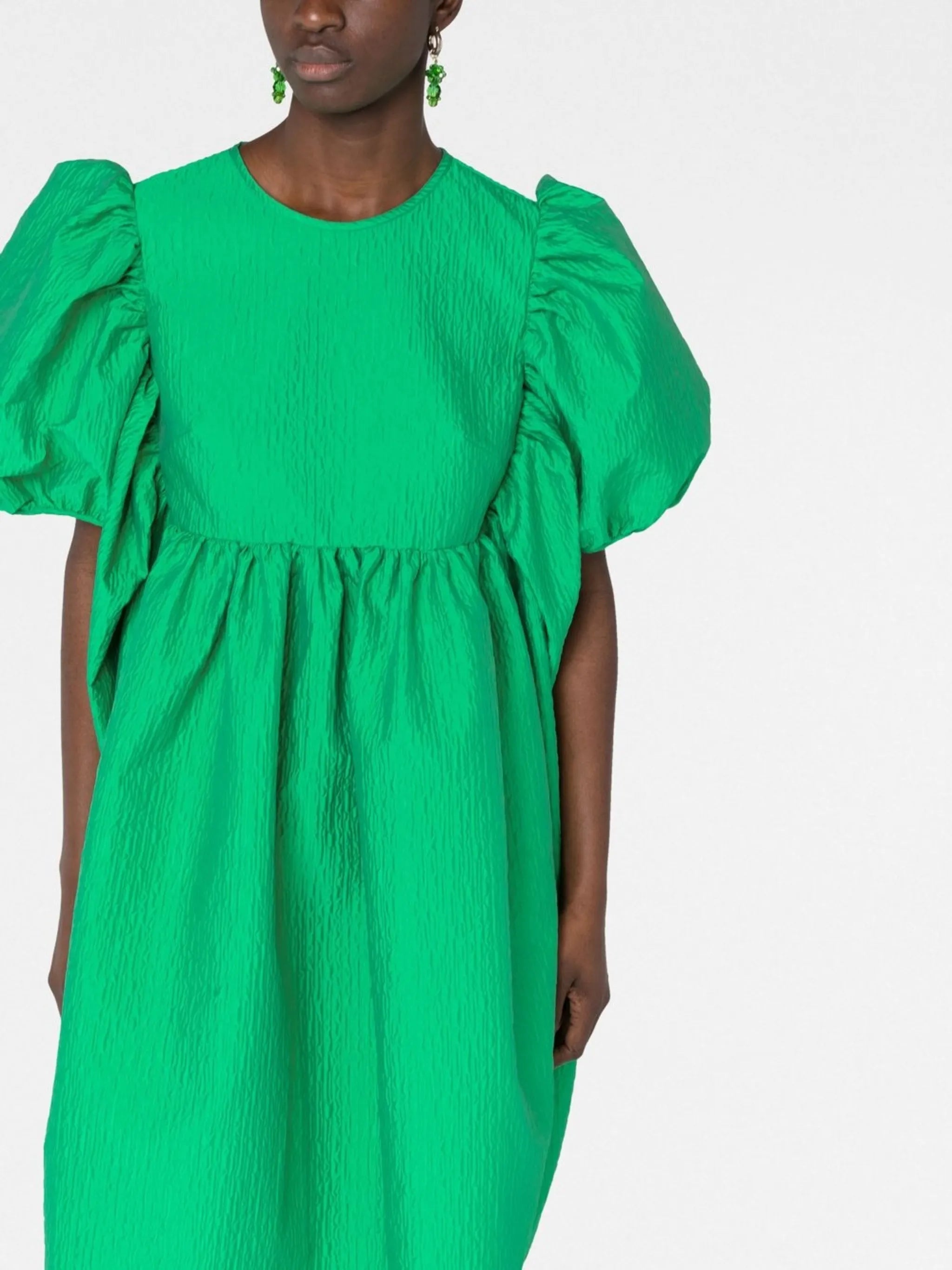 Dahlia puff-sleeve dress