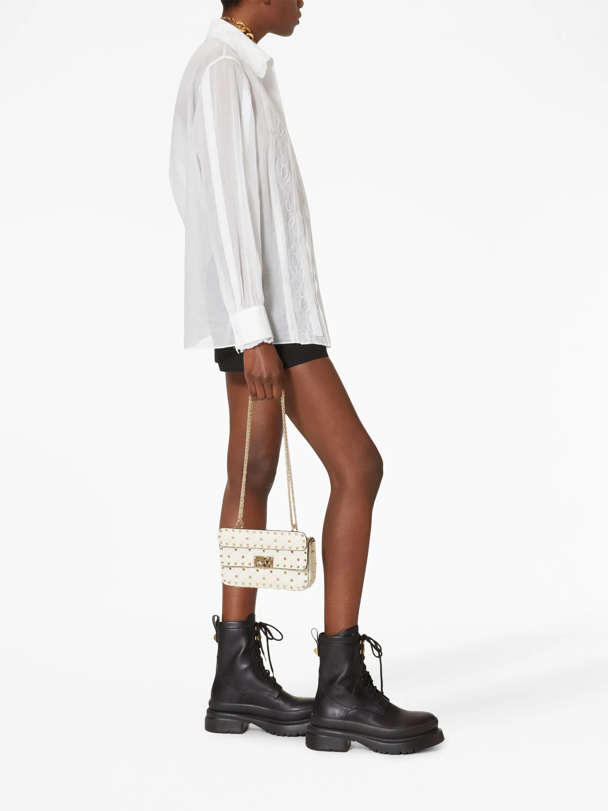 small Rockstud Spike shoulder bag
