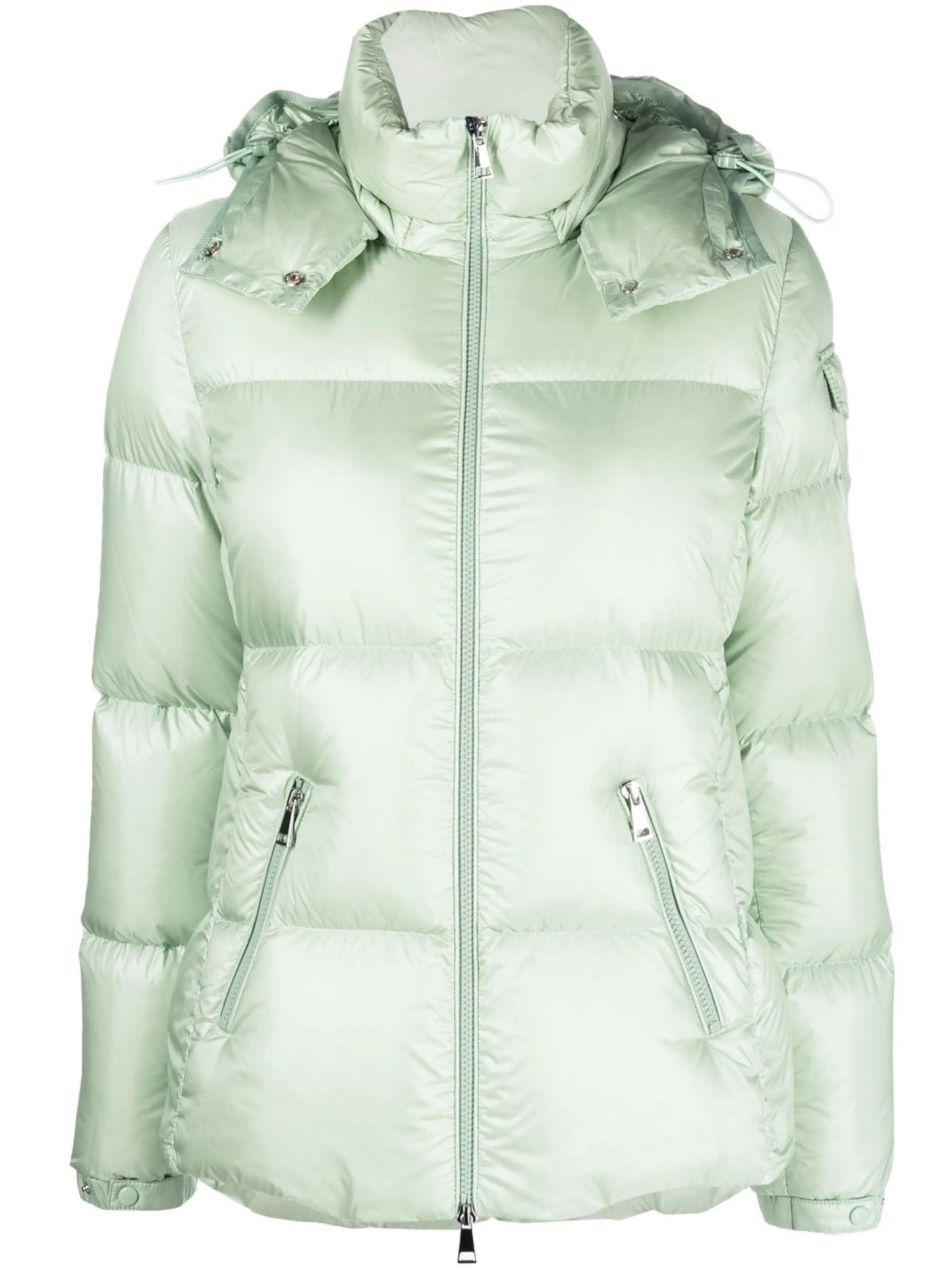 logo-patch padded down jacket