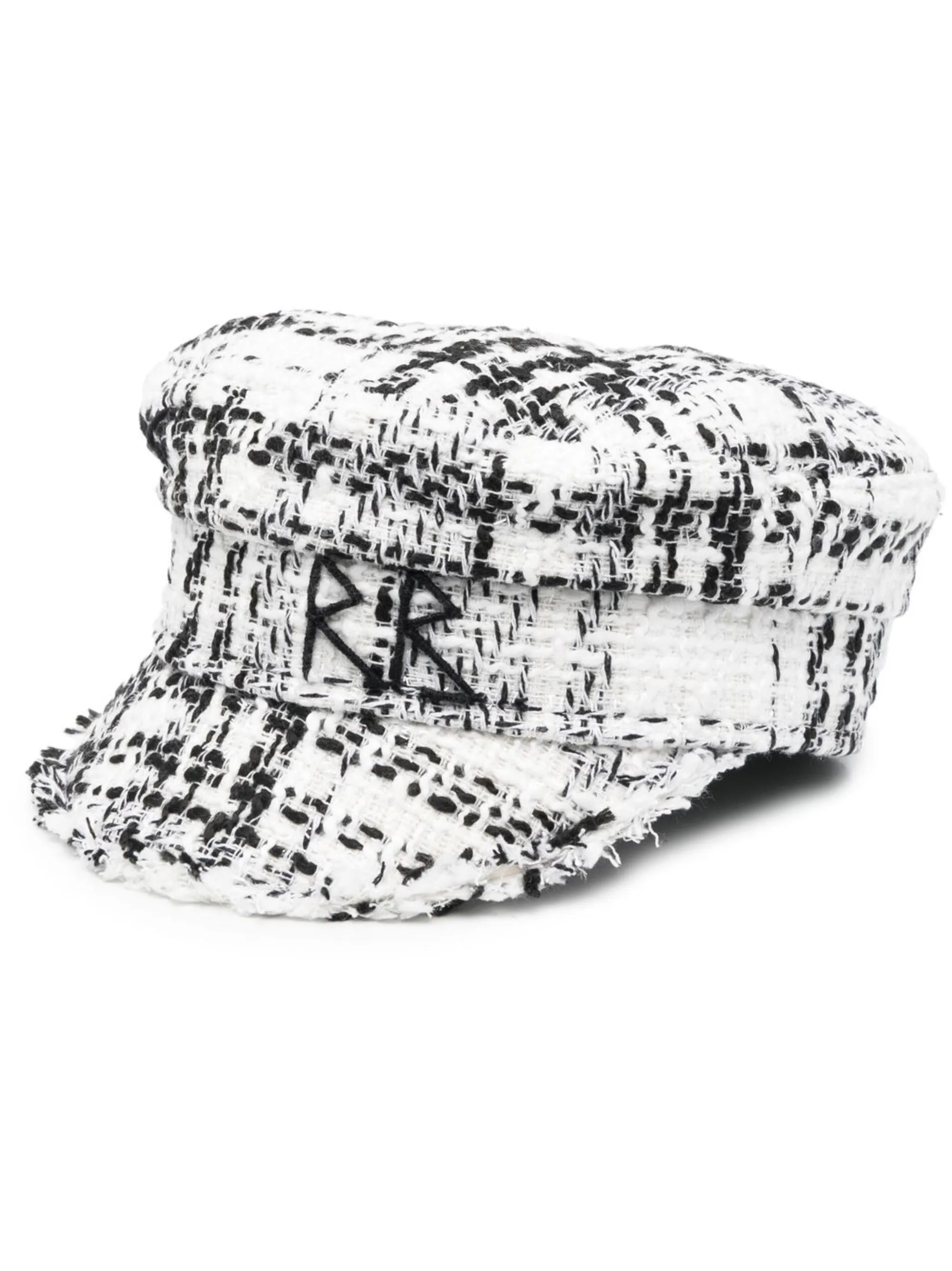 bouclé baker boy cap