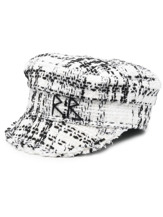 bouclé baker boy cap