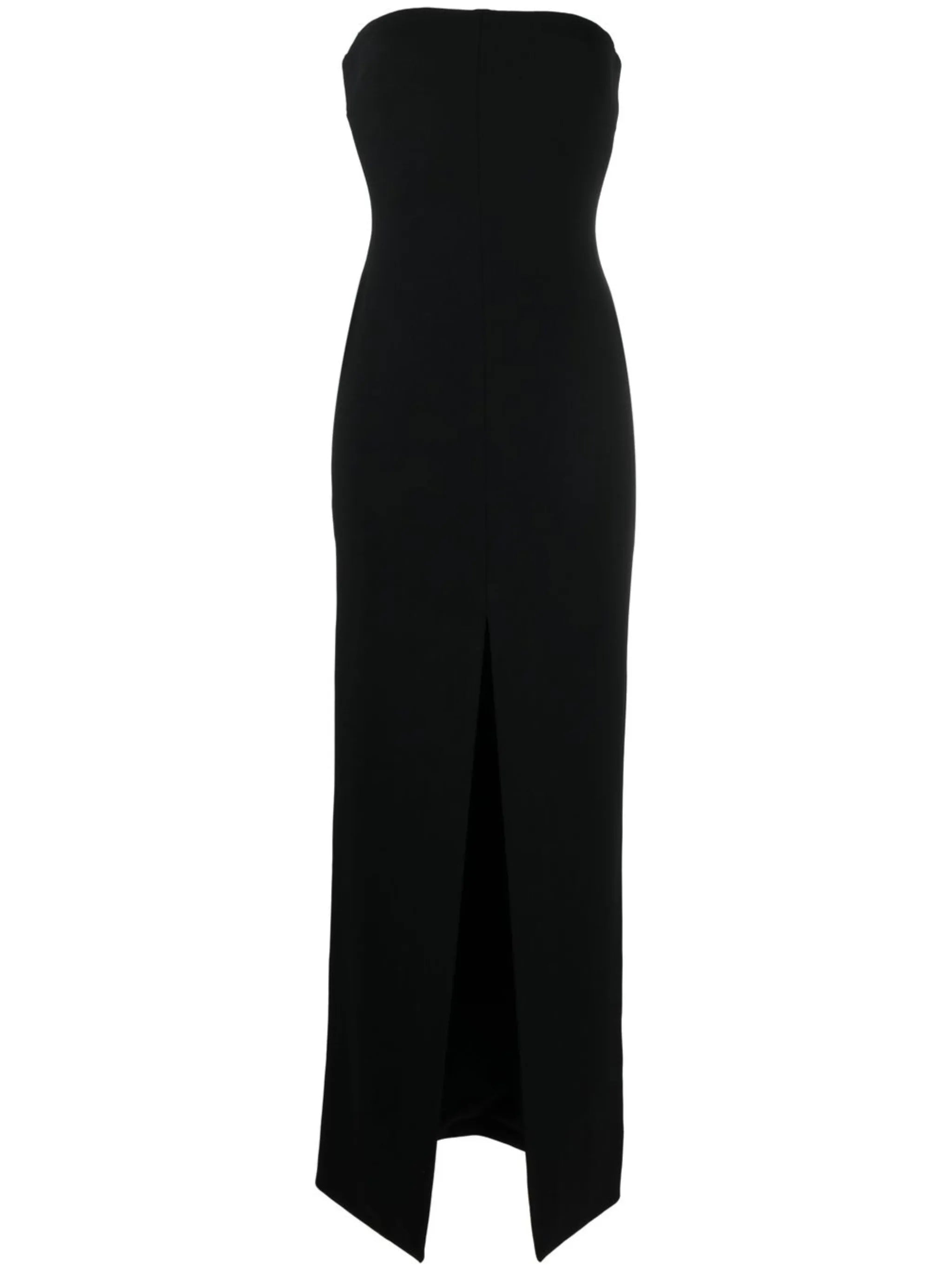 strapless maxi dress