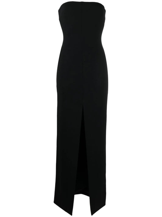 strapless maxi dress