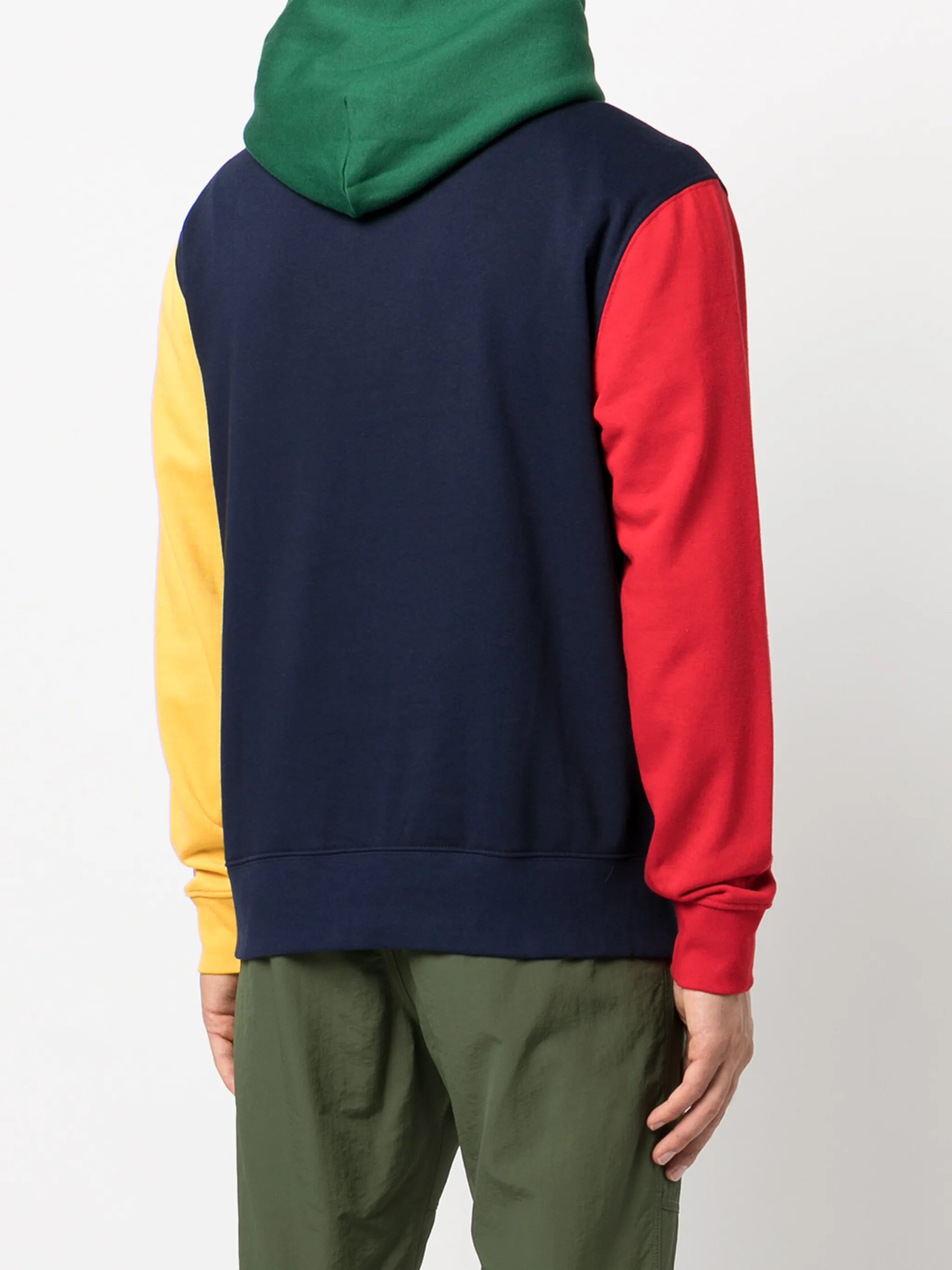 Polo Bear colour-block hoodie