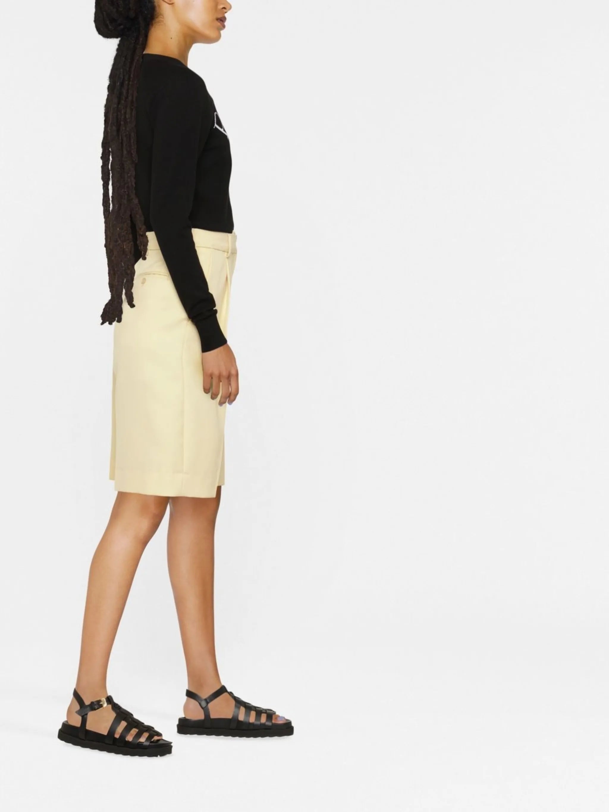 logo-print wool-blend jumper