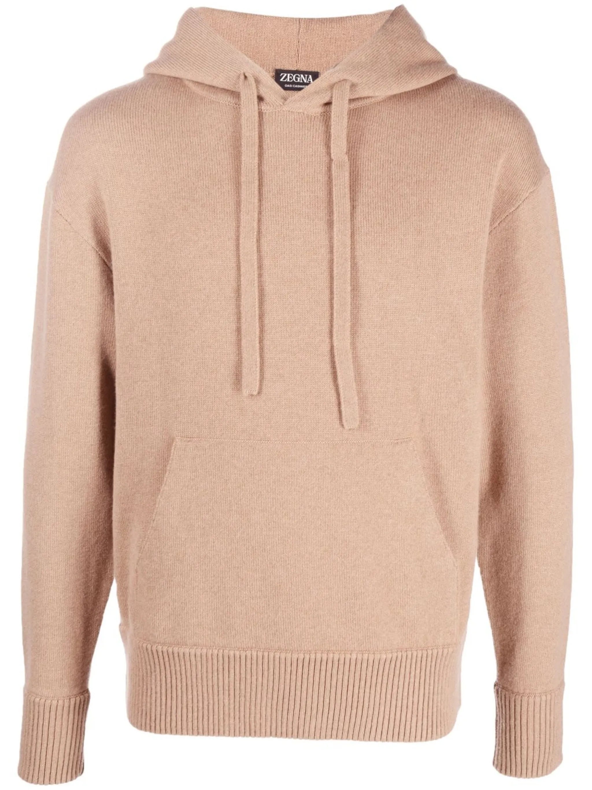 Oasi cashmere drawstring hoodie