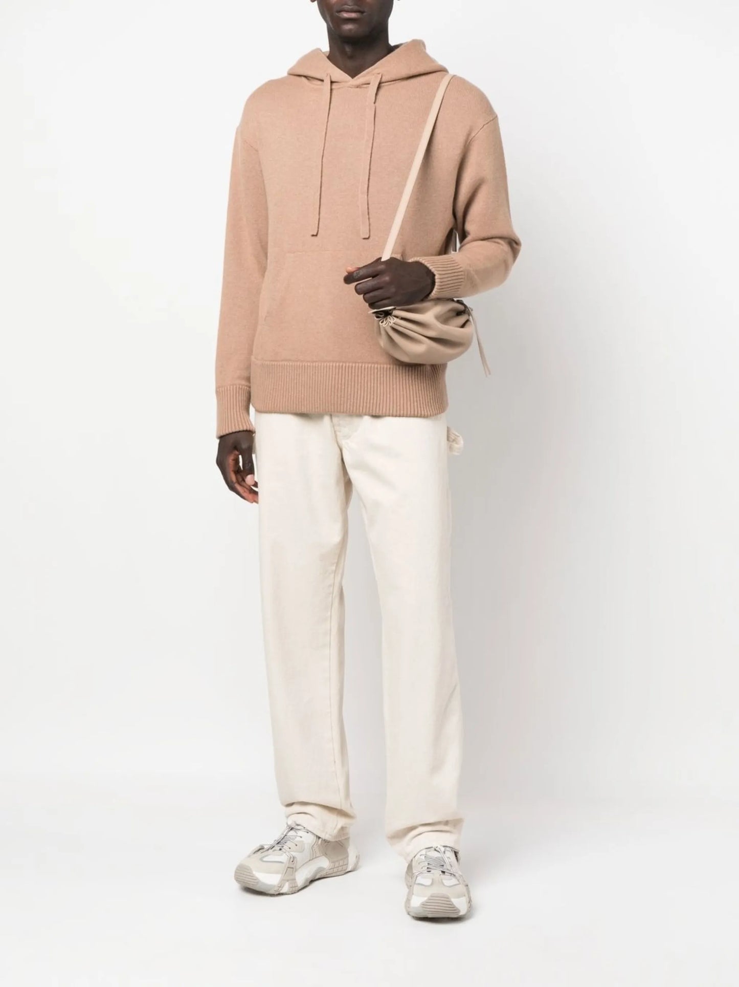 Oasi cashmere drawstring hoodie