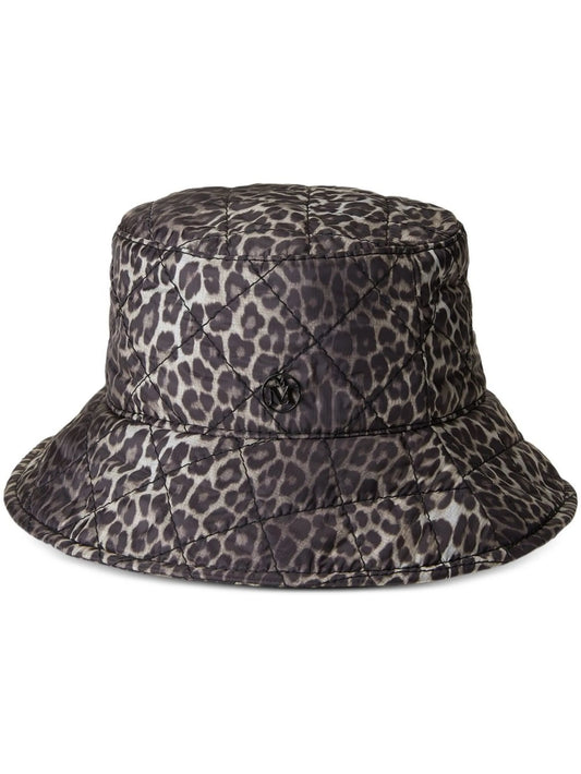 Angele leopard-print bucket hat