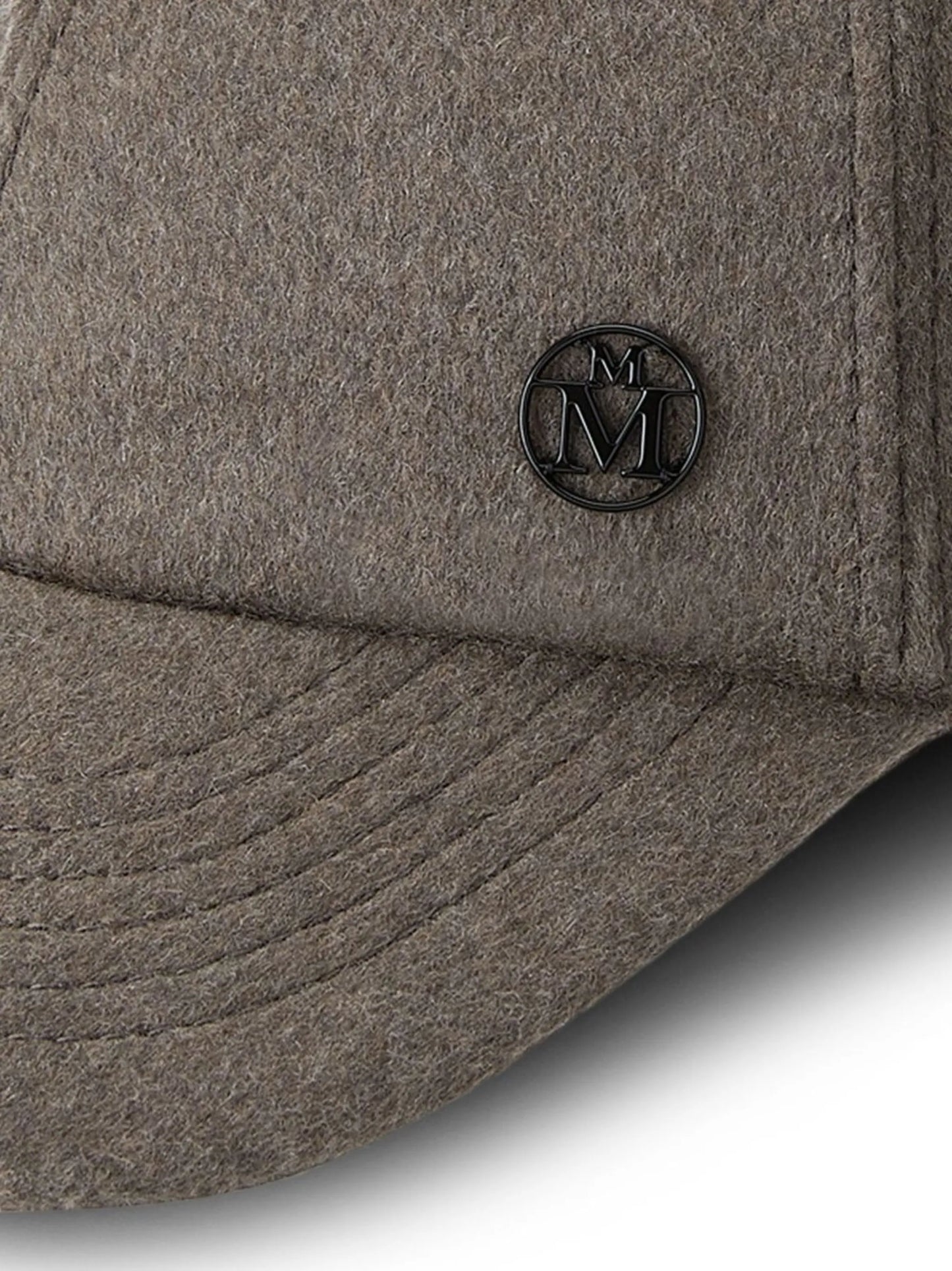 Tiger logo-plaque baseball cap
