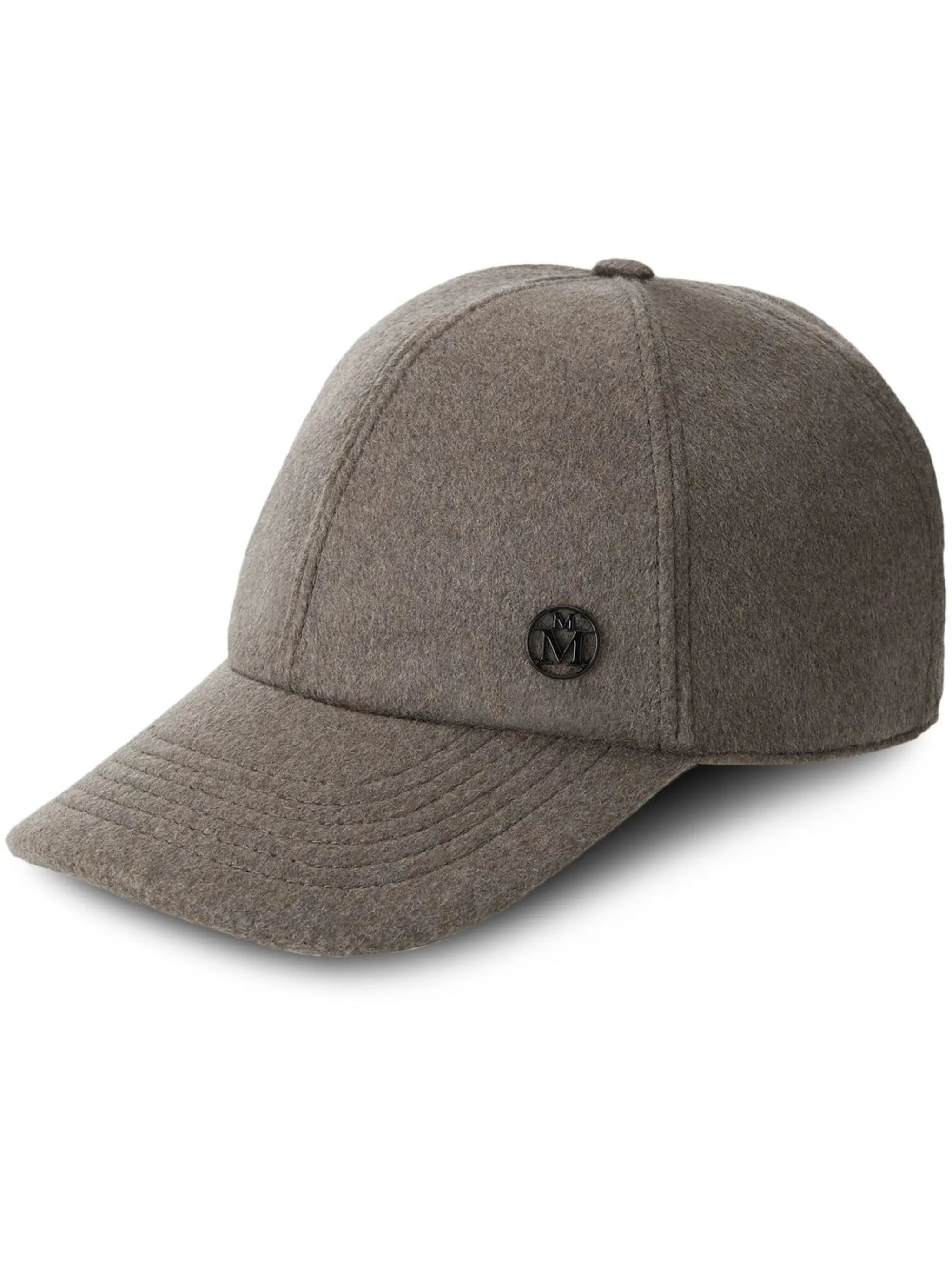 Tiger logo-plaque baseball cap