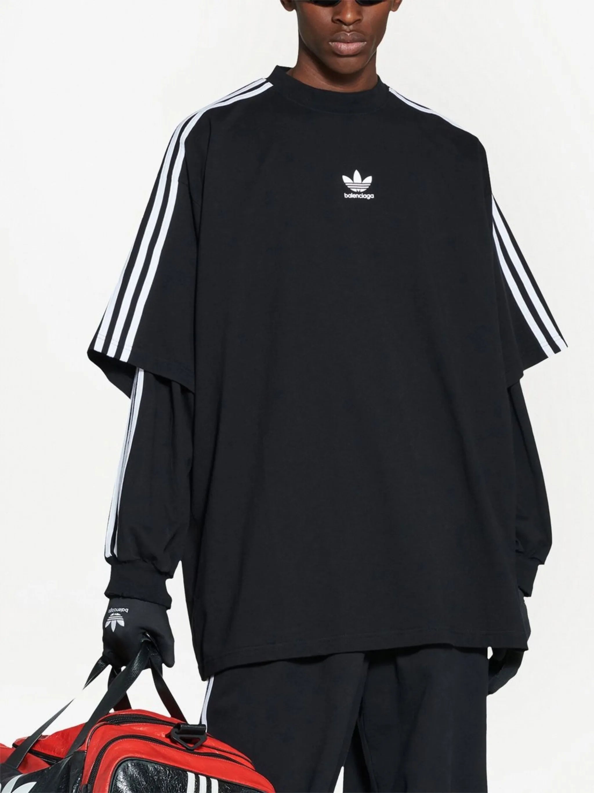 x adidas logo-embroidered short-sleeved T-shirt