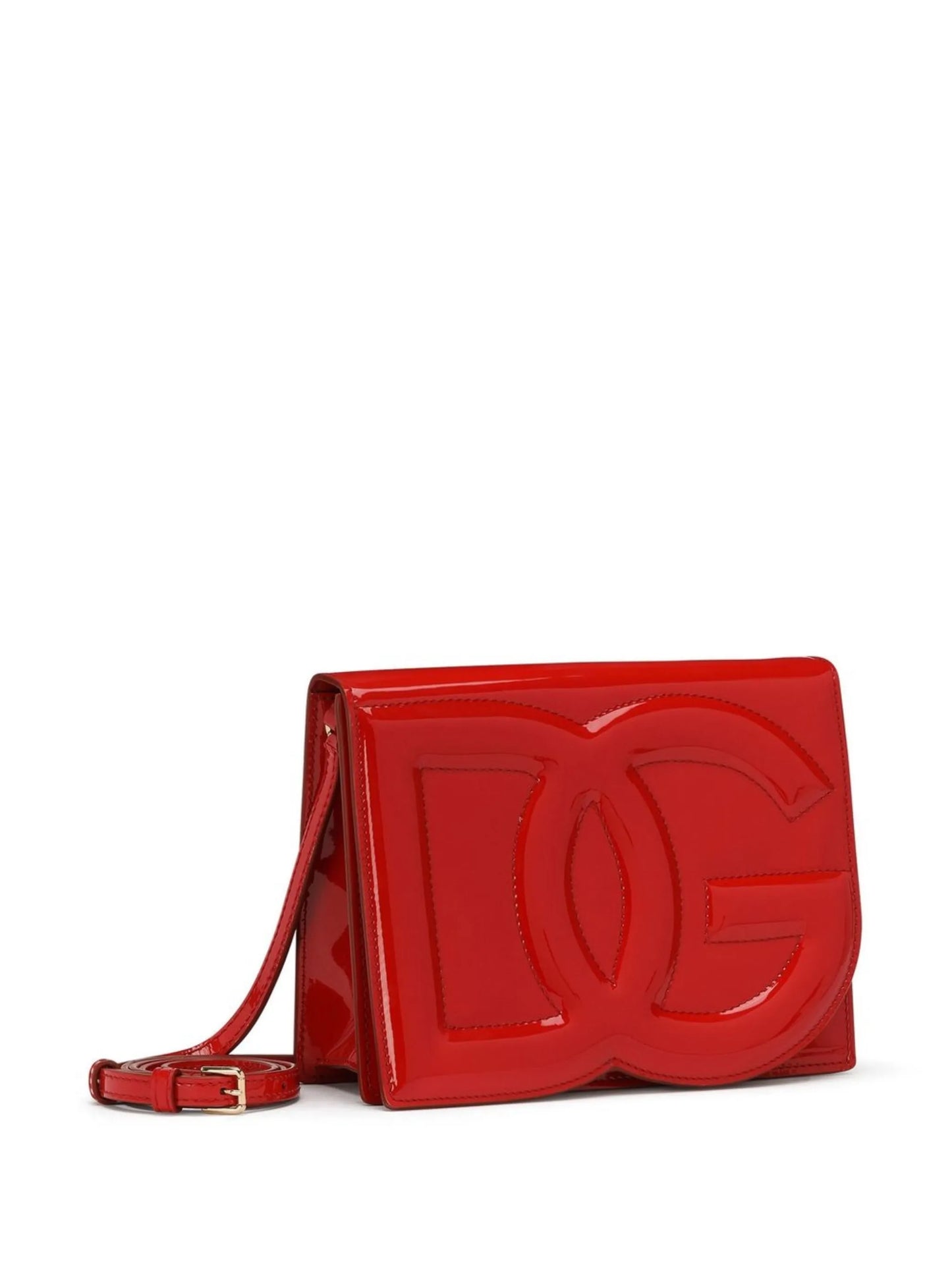 DG Logo leather crossbody bag
