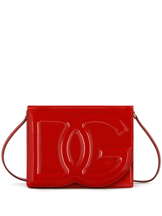 DG Logo leather crossbody bag