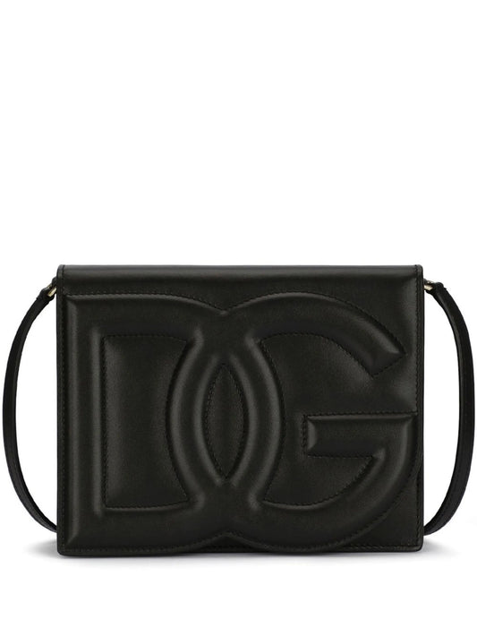 DG Logo leather cross body bag