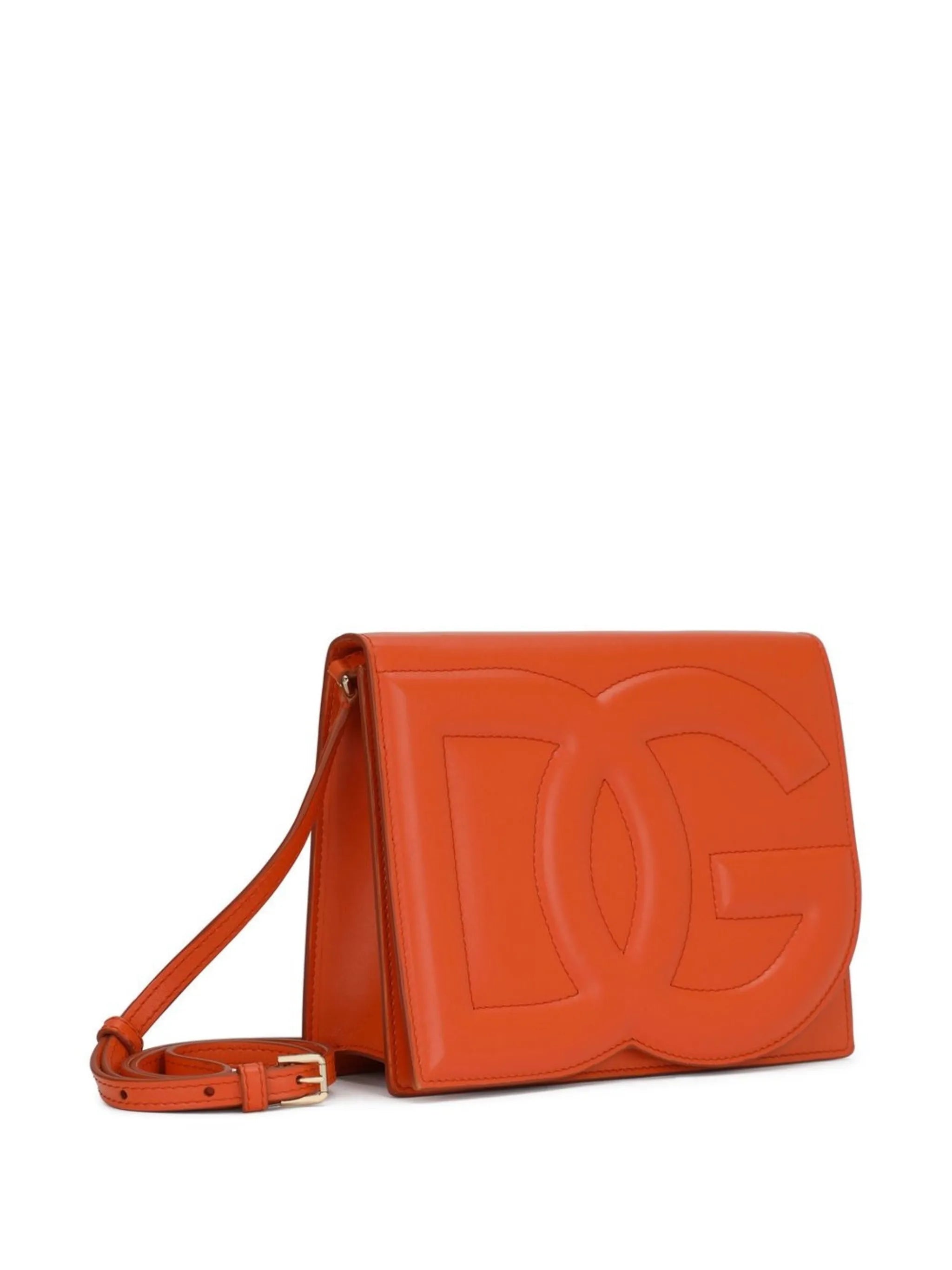 DG Logo leather cross body bag