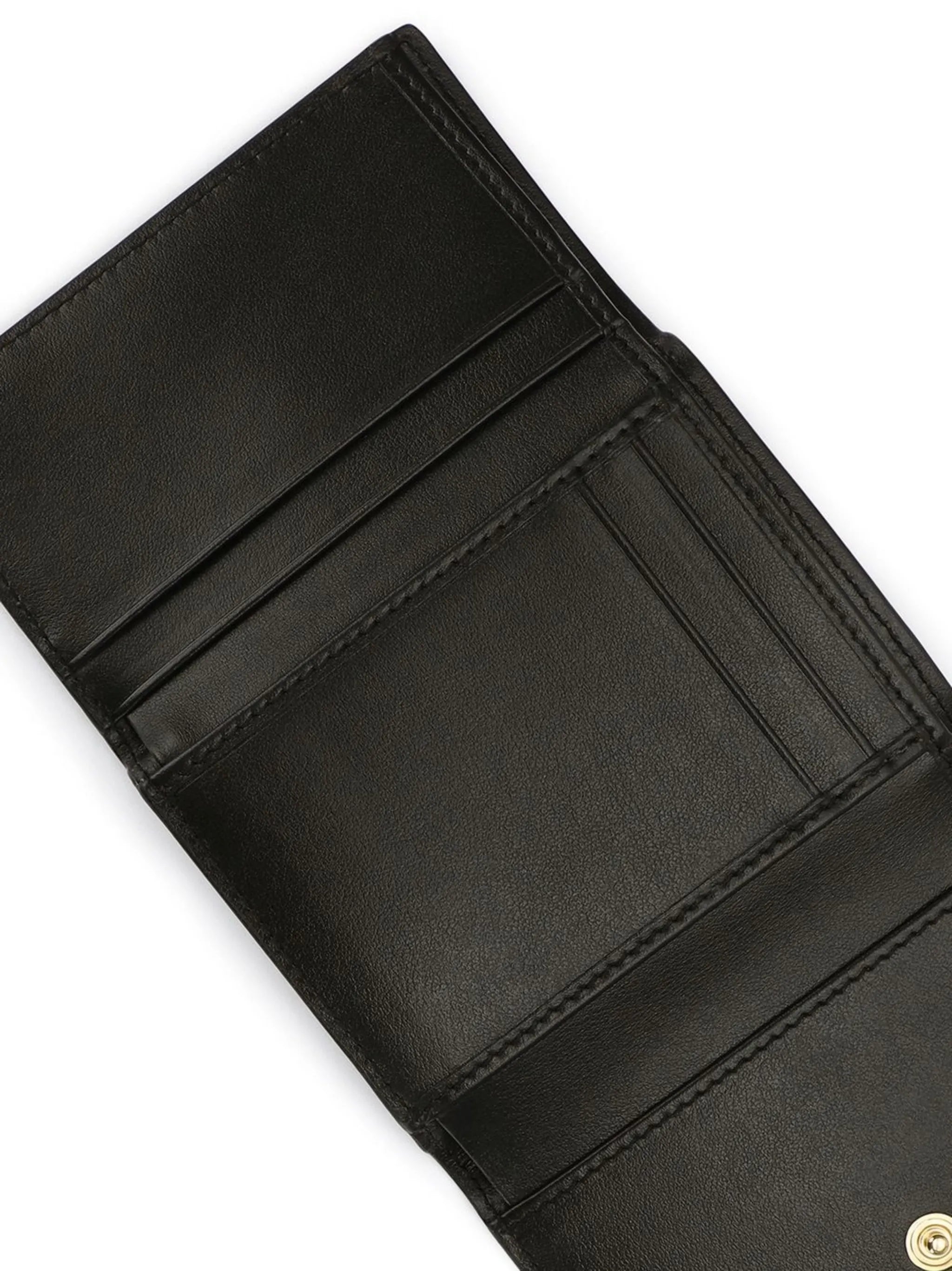 DG-logo embossed leather wallet