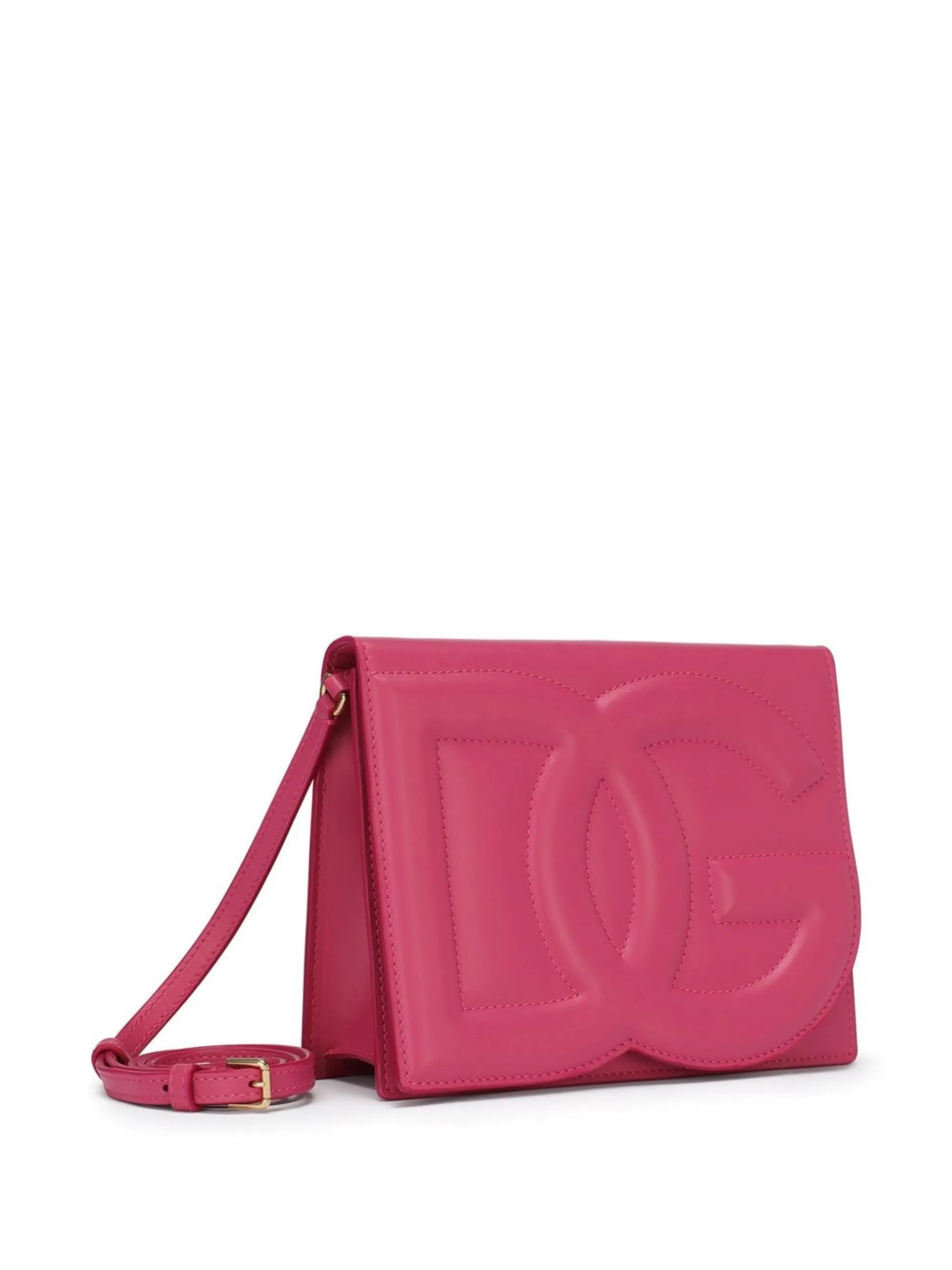DG Logo leather cross body bag
