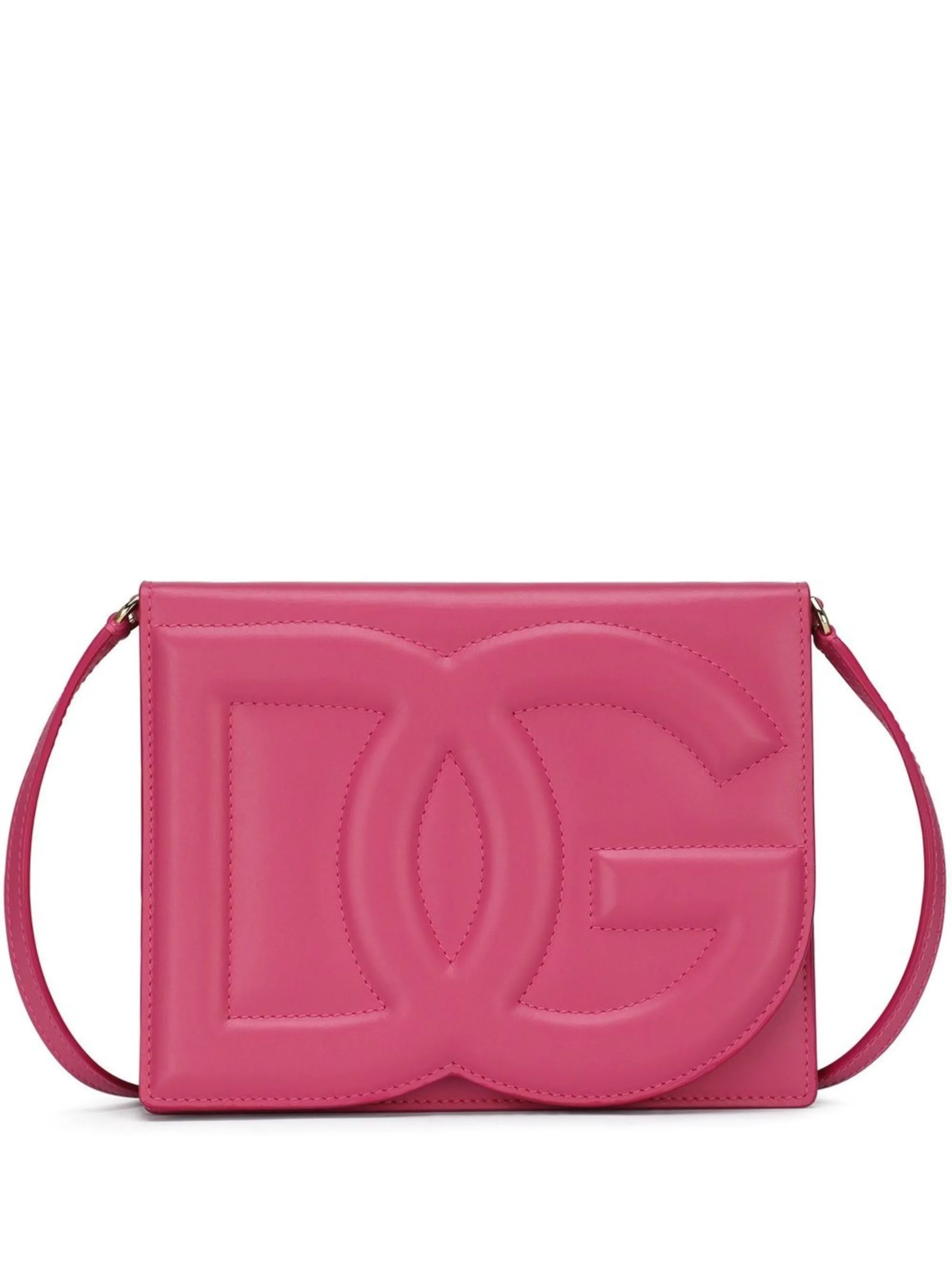 DG Logo leather cross body bag