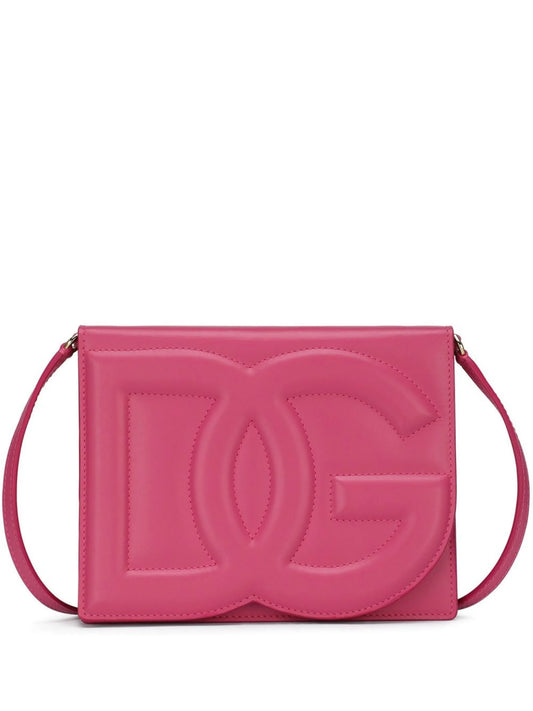 DG Logo leather cross body bag