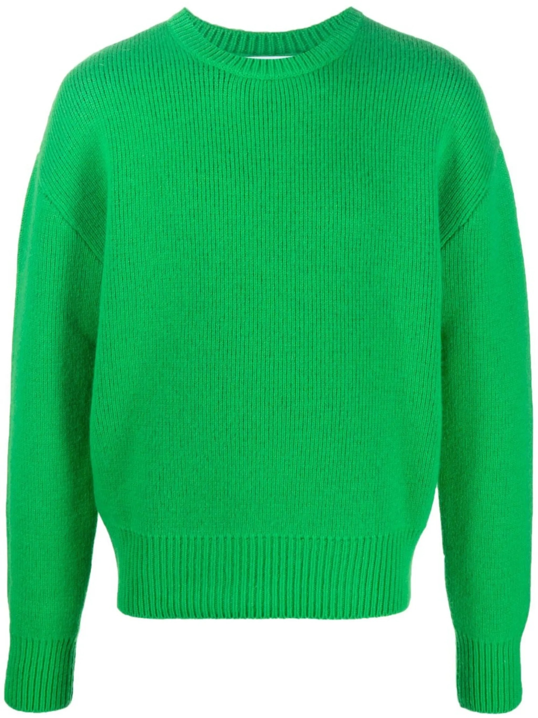 ladder-stitch logo jumper