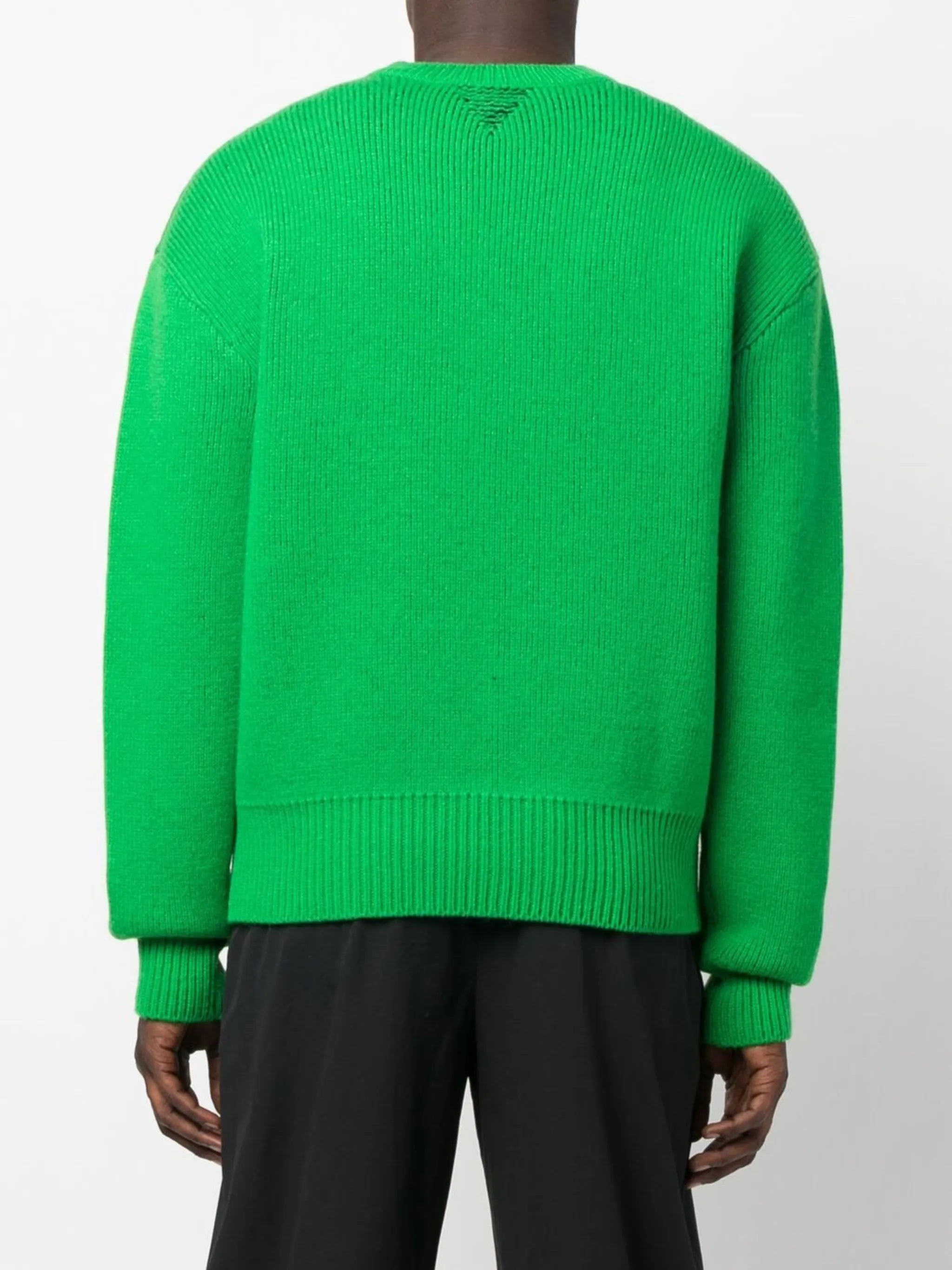 ladder-stitch logo jumper