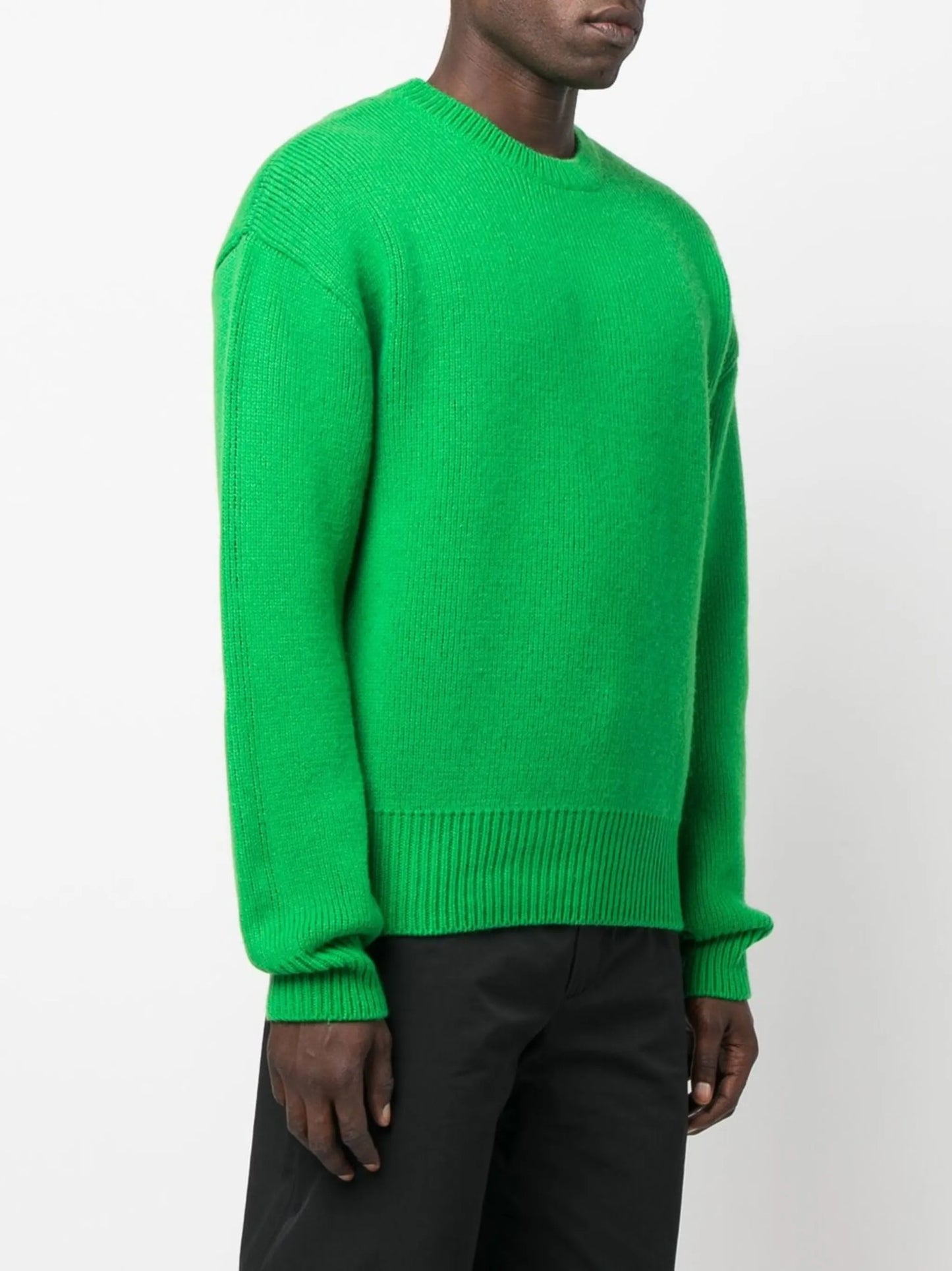 ladder-stitch logo jumper