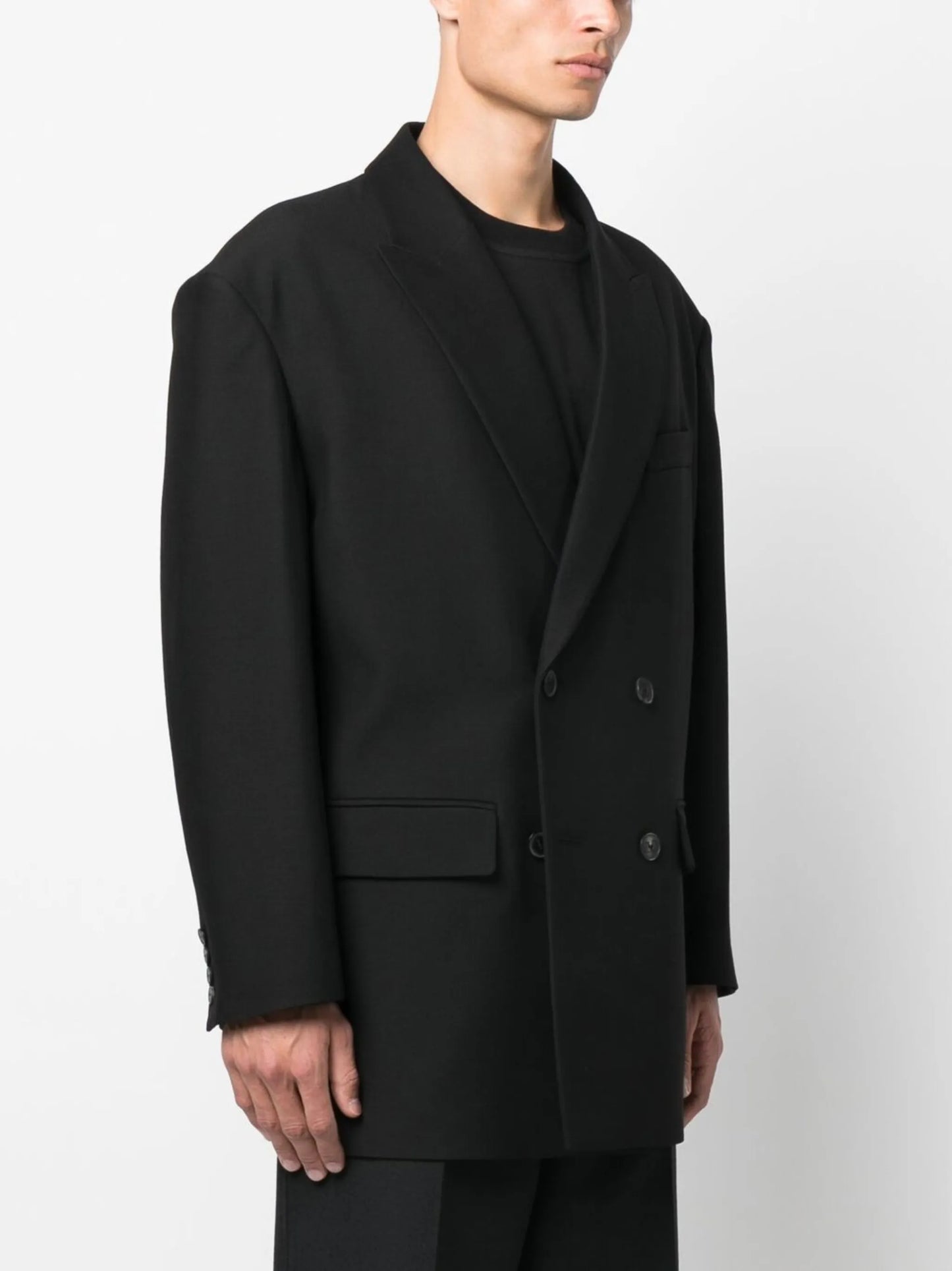 double-breasted blazer