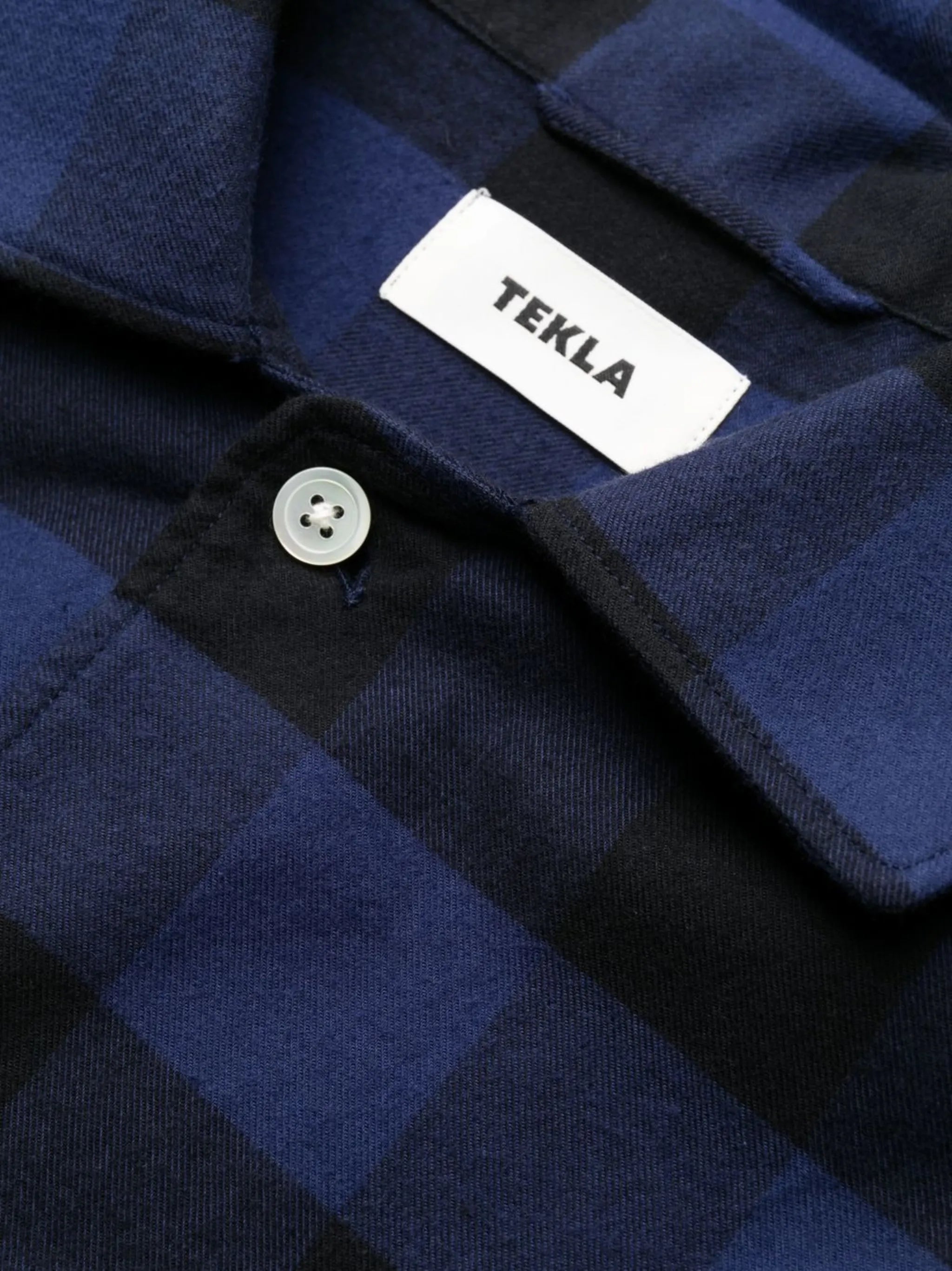 check pyjama shirt