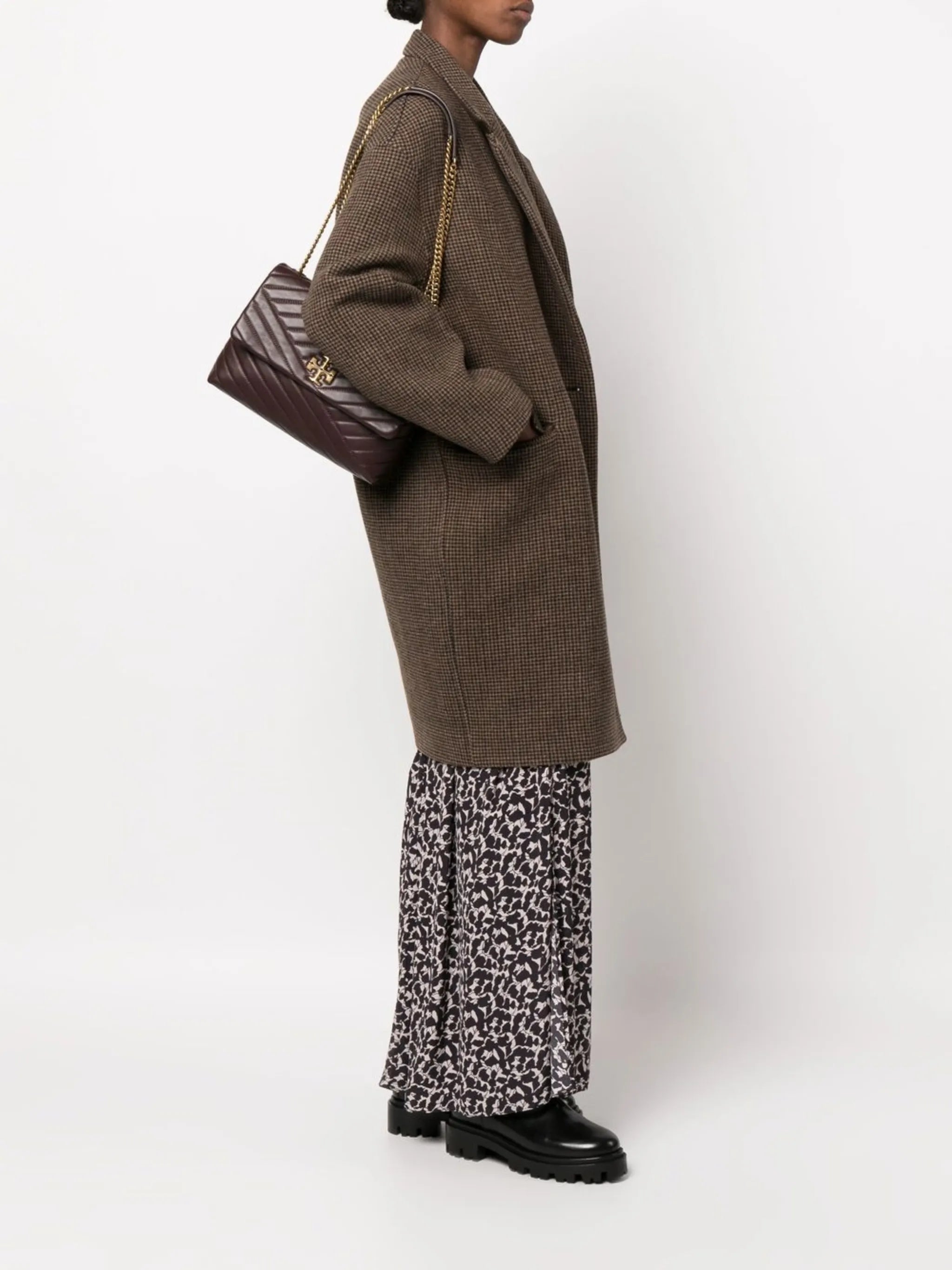 Kira Chevron convertible shoulder bag