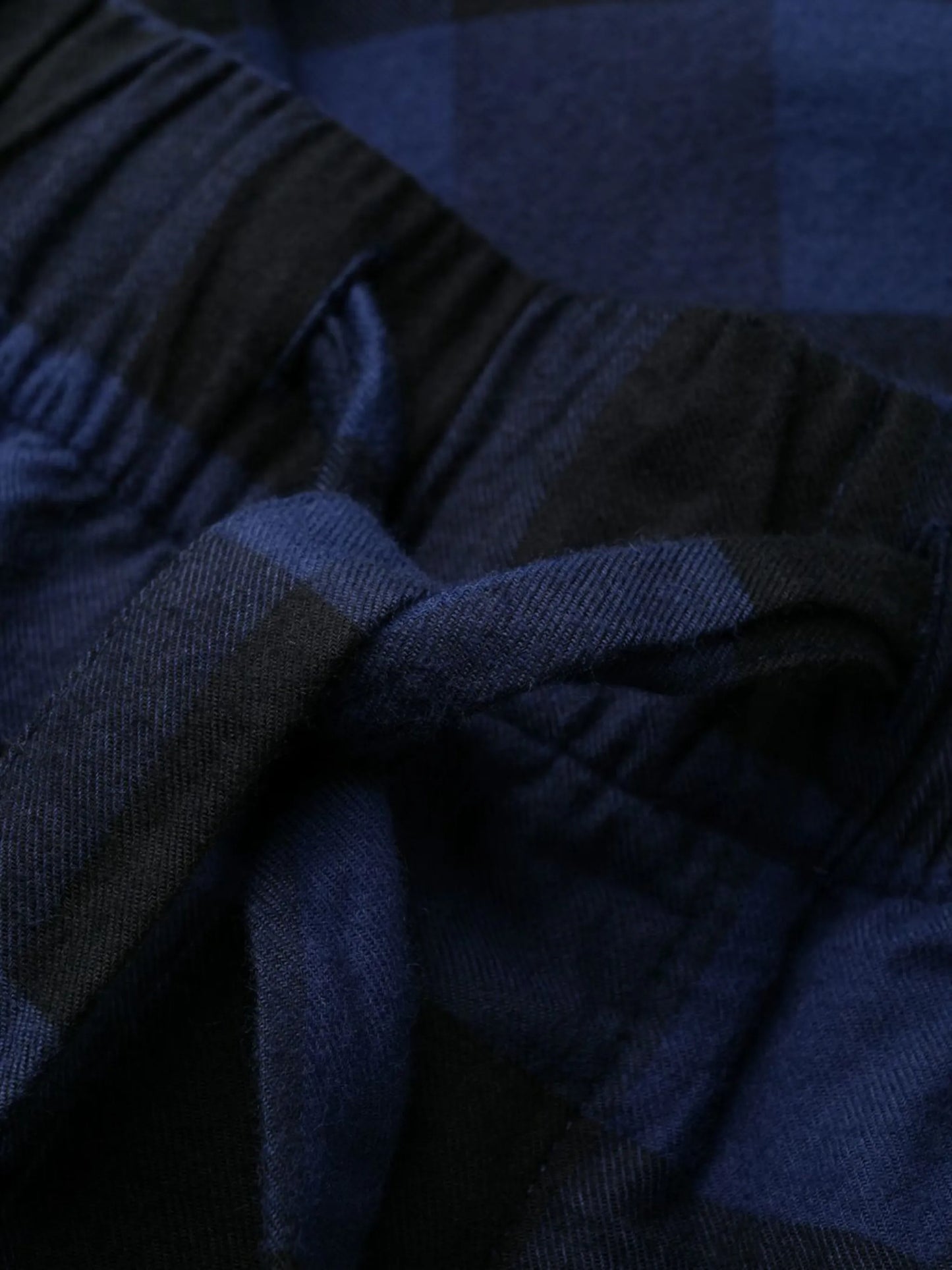 check pyjama trousers