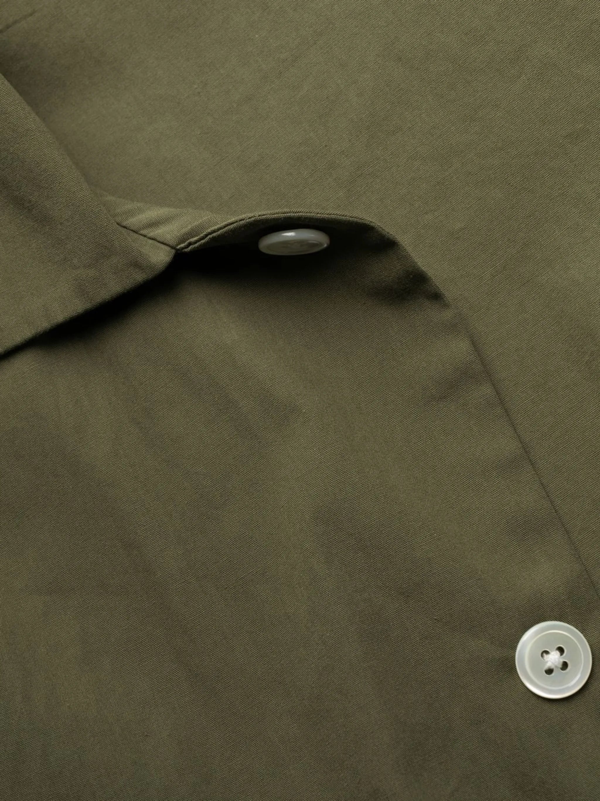 short-sleeved organic cotton pajama shirt