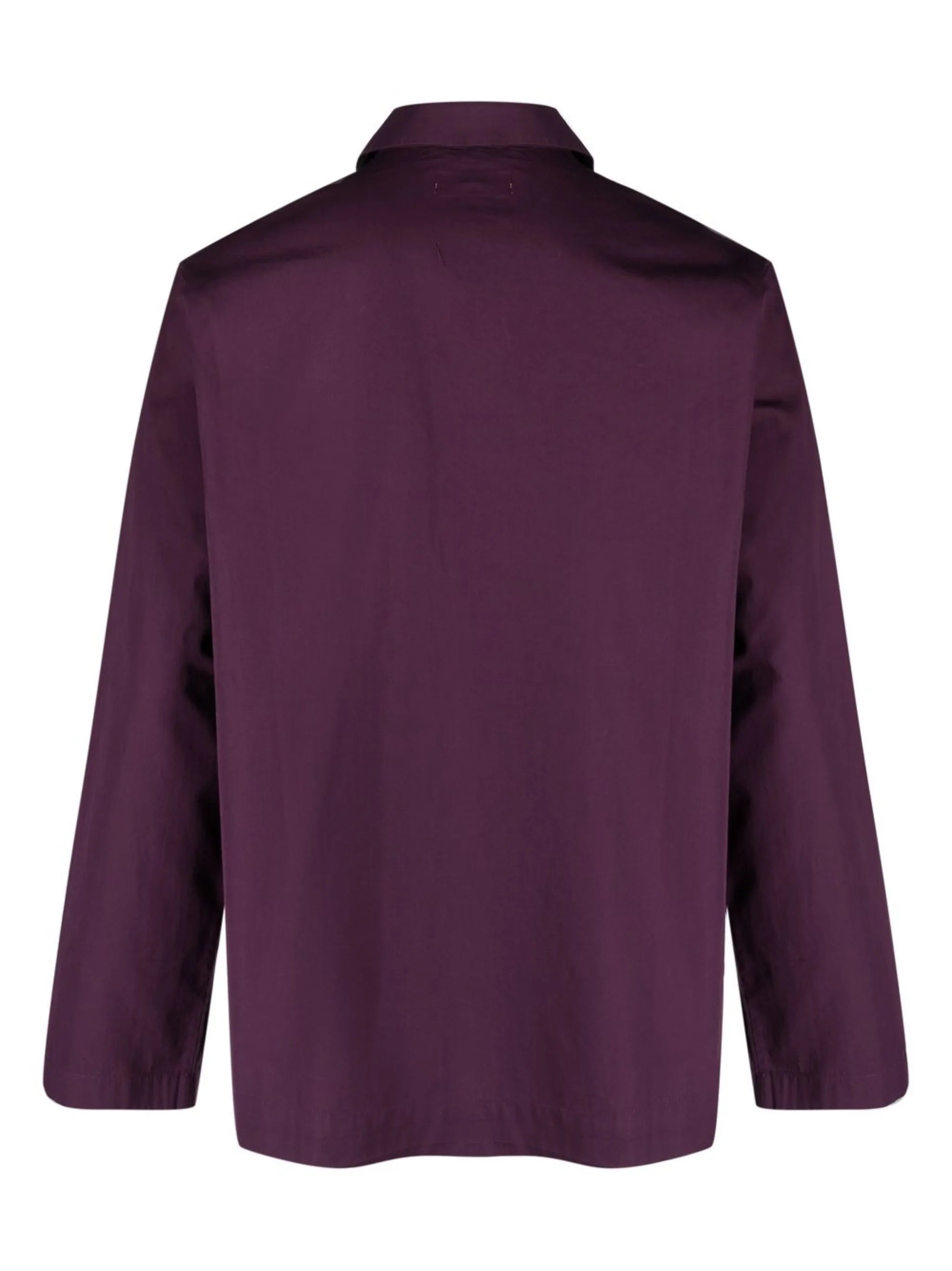 button-down fastening shirt