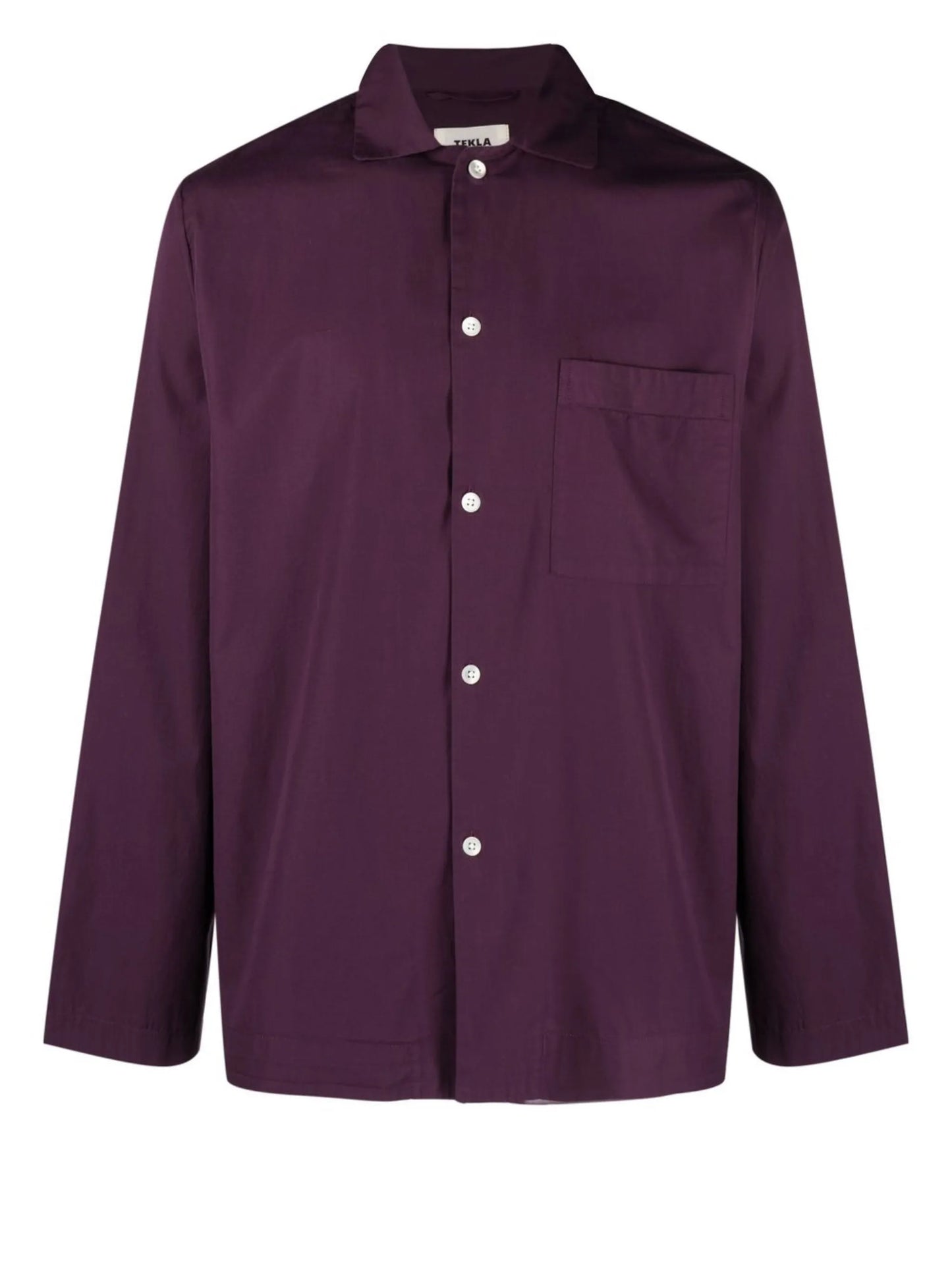 button-down fastening shirt