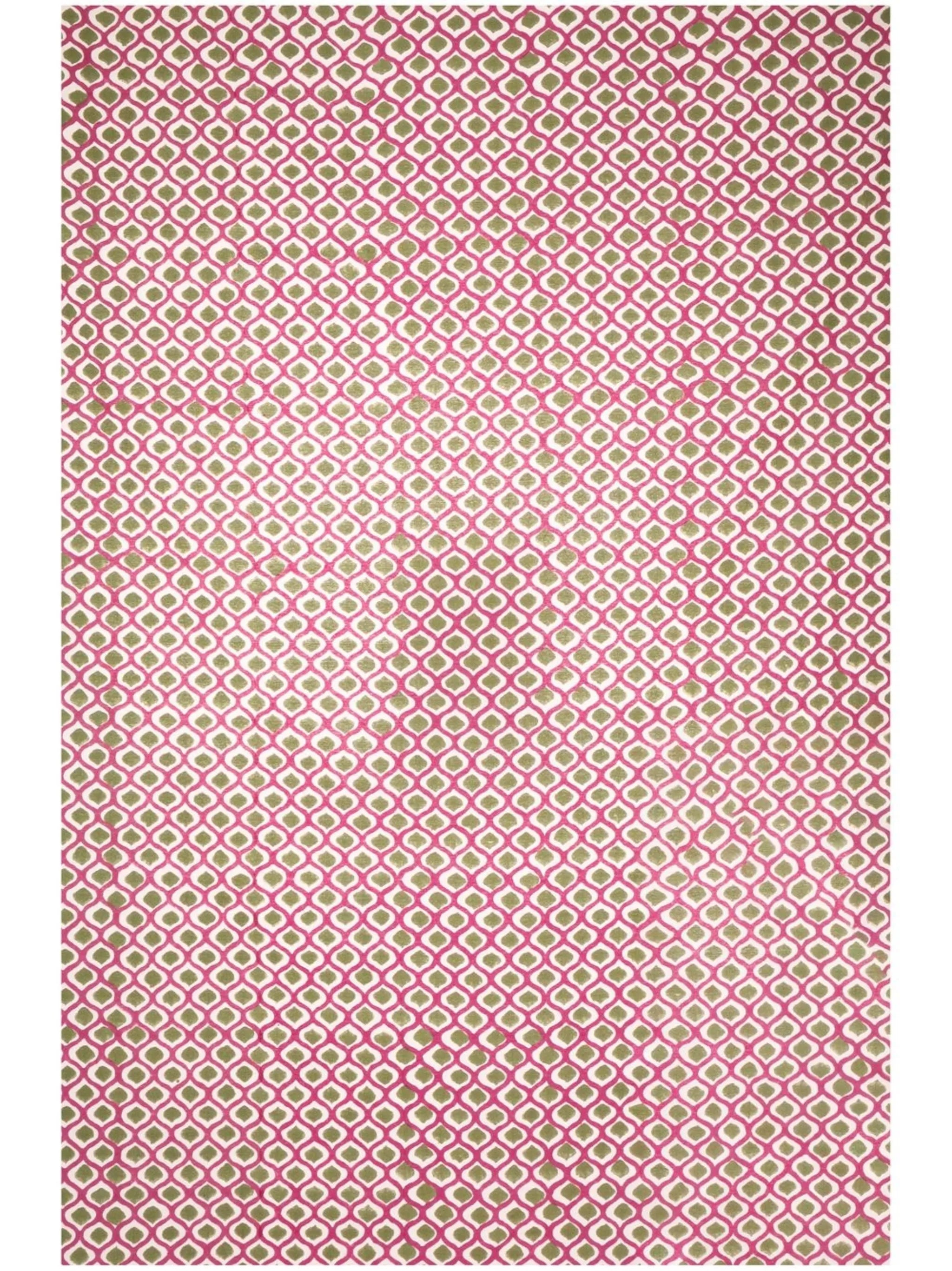 geometric-print cotton tablecloth