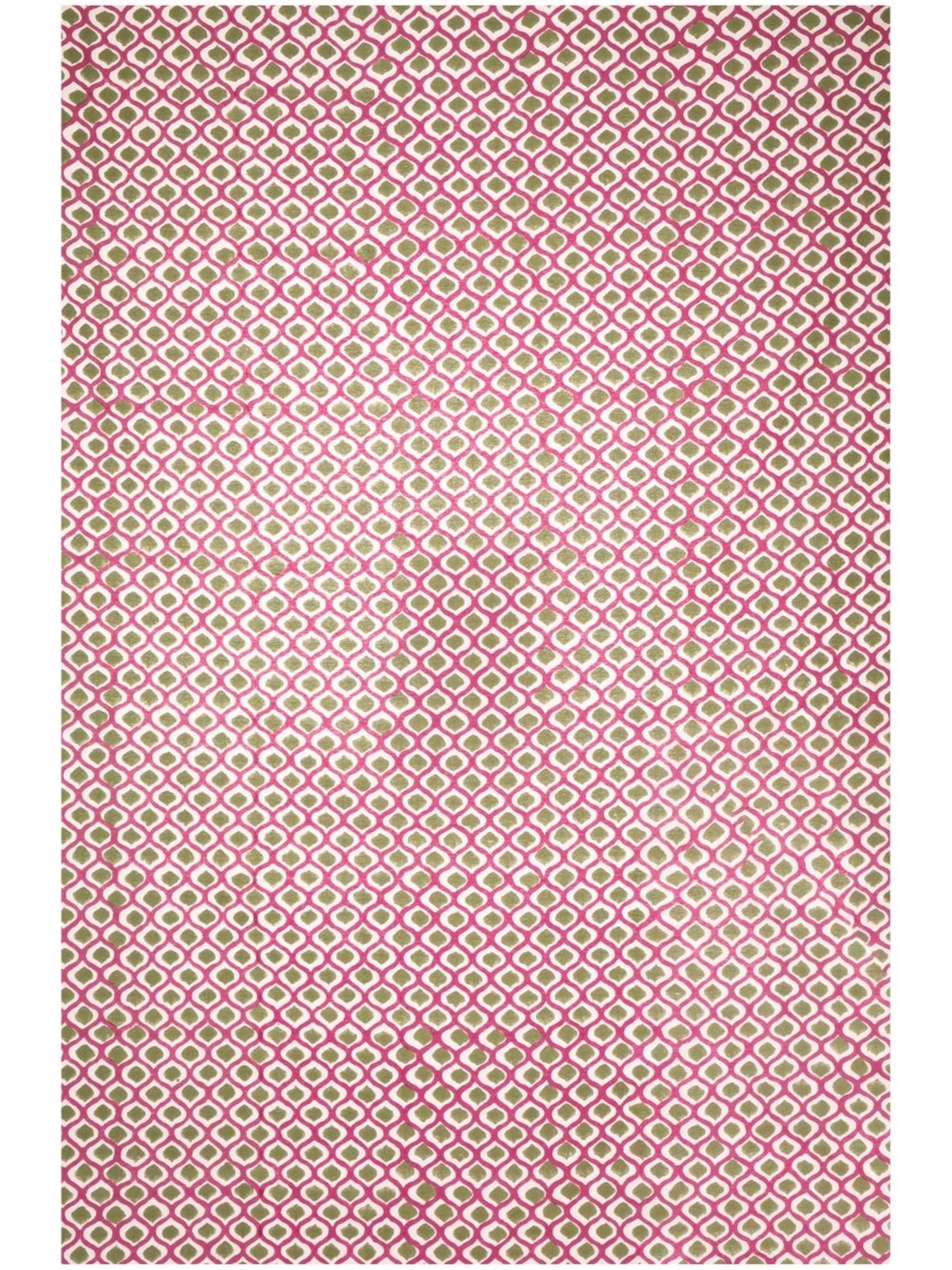 geometric-print cotton tablecloth