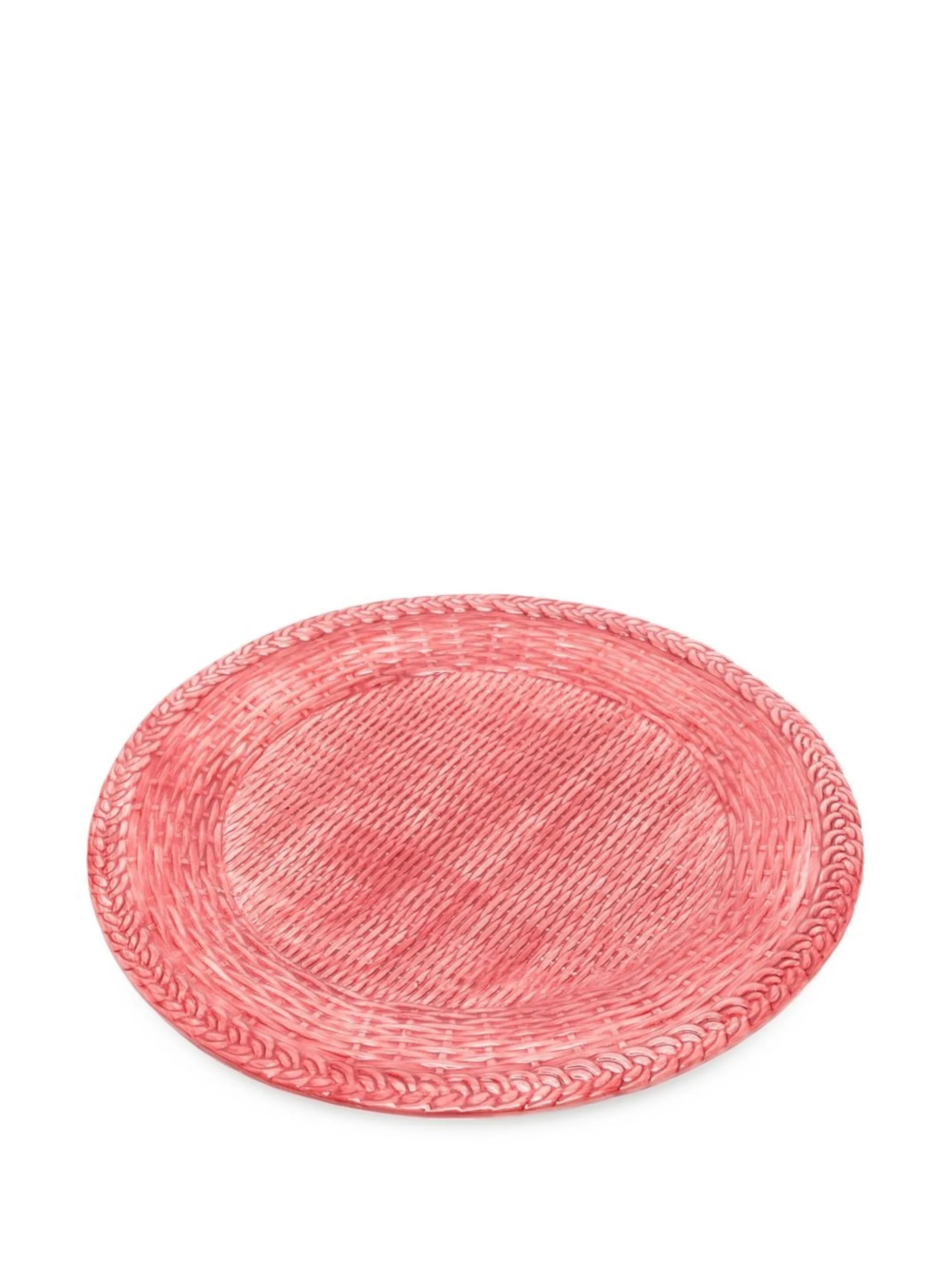 woven porcelain plates (set of four)