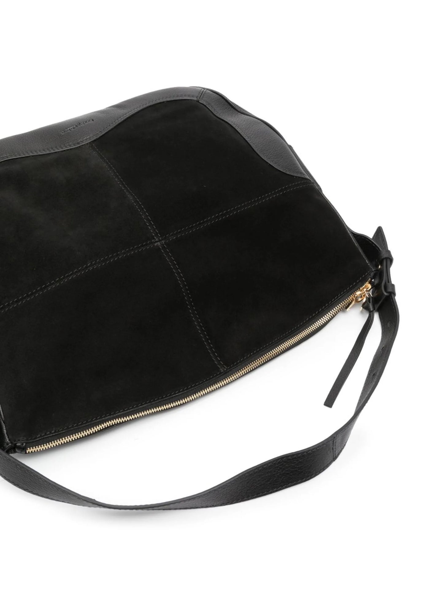 Hana suede shoulder bag