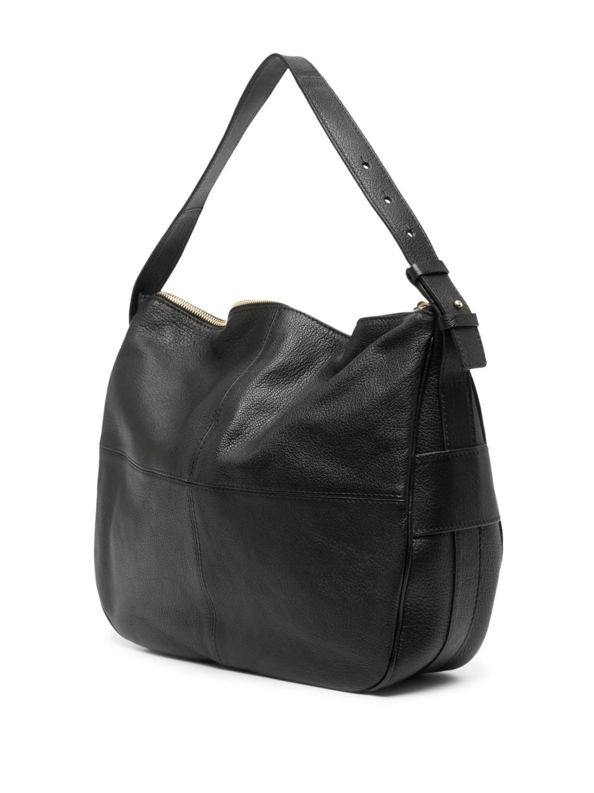 Hana suede shoulder bag