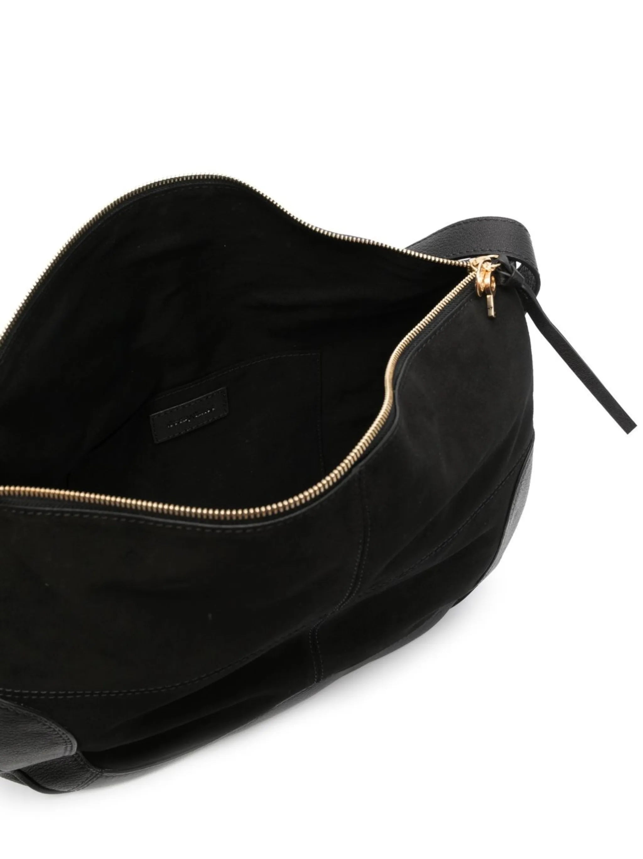 Hana suede shoulder bag