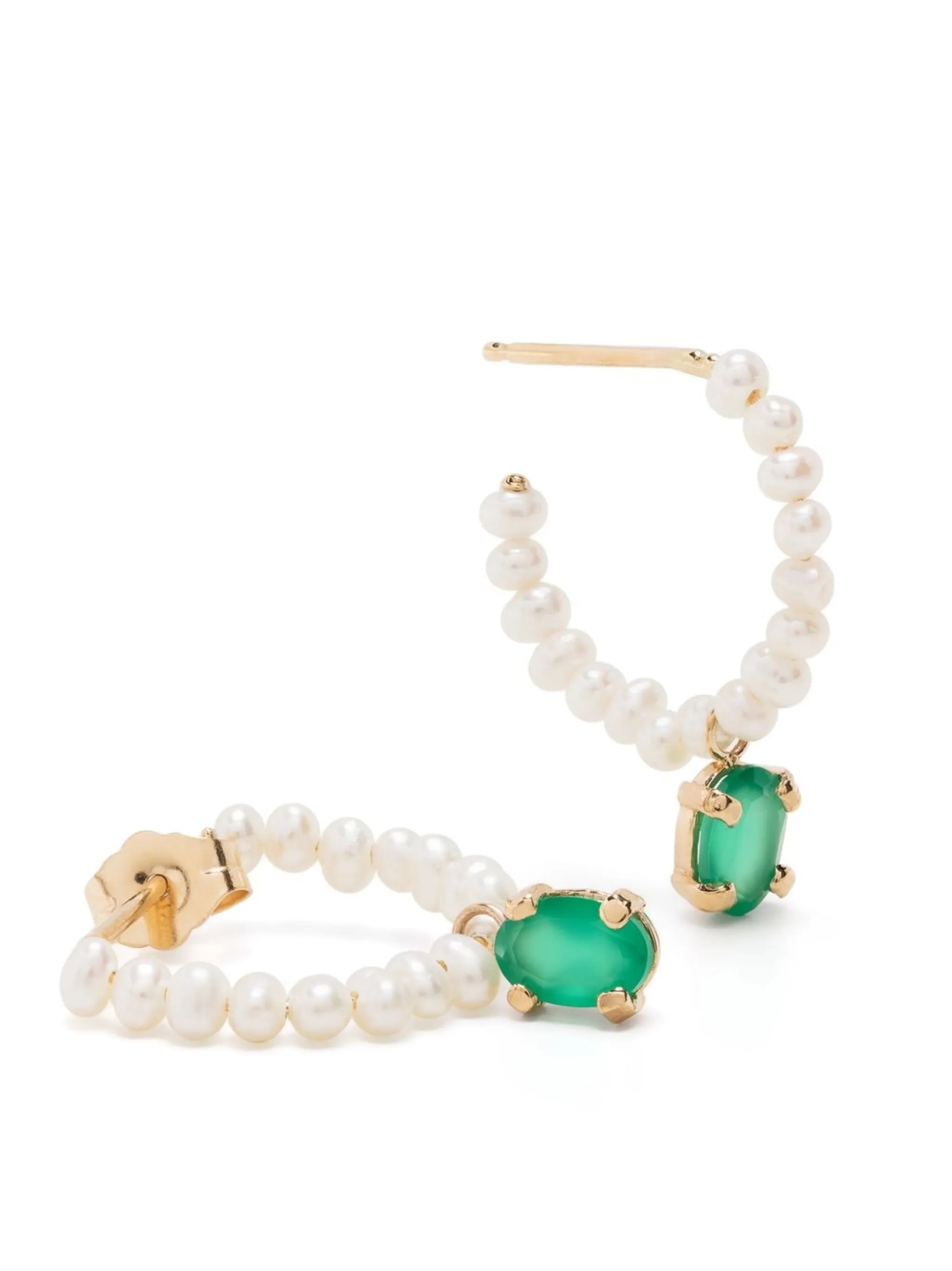 14kt yellow gold Almira Darling pearl earrings
