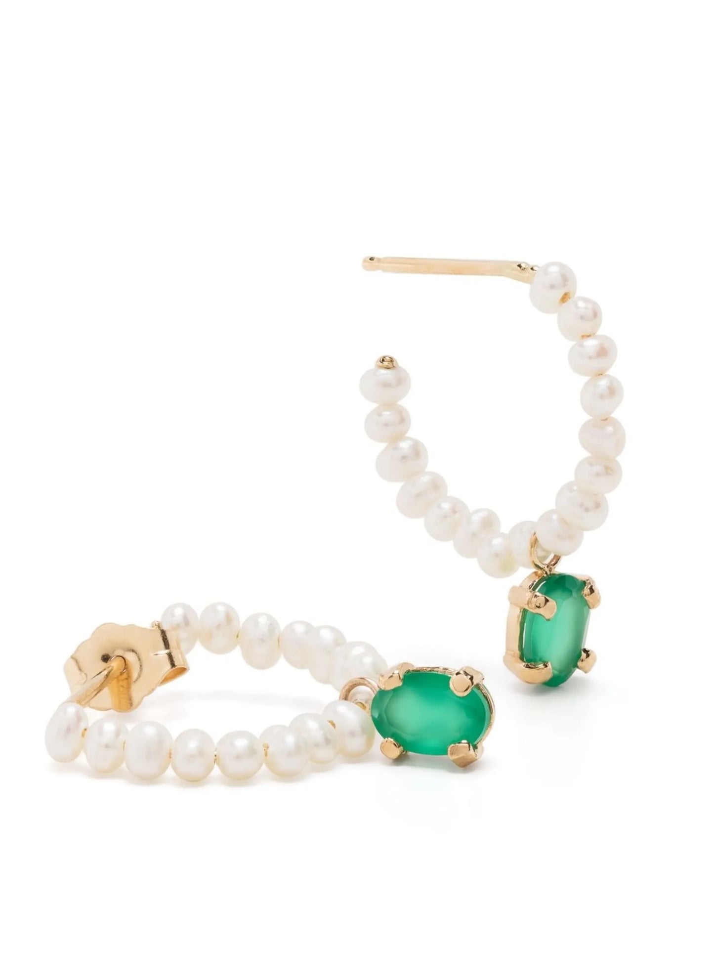 14kt yellow gold Almira Darling pearl earrings