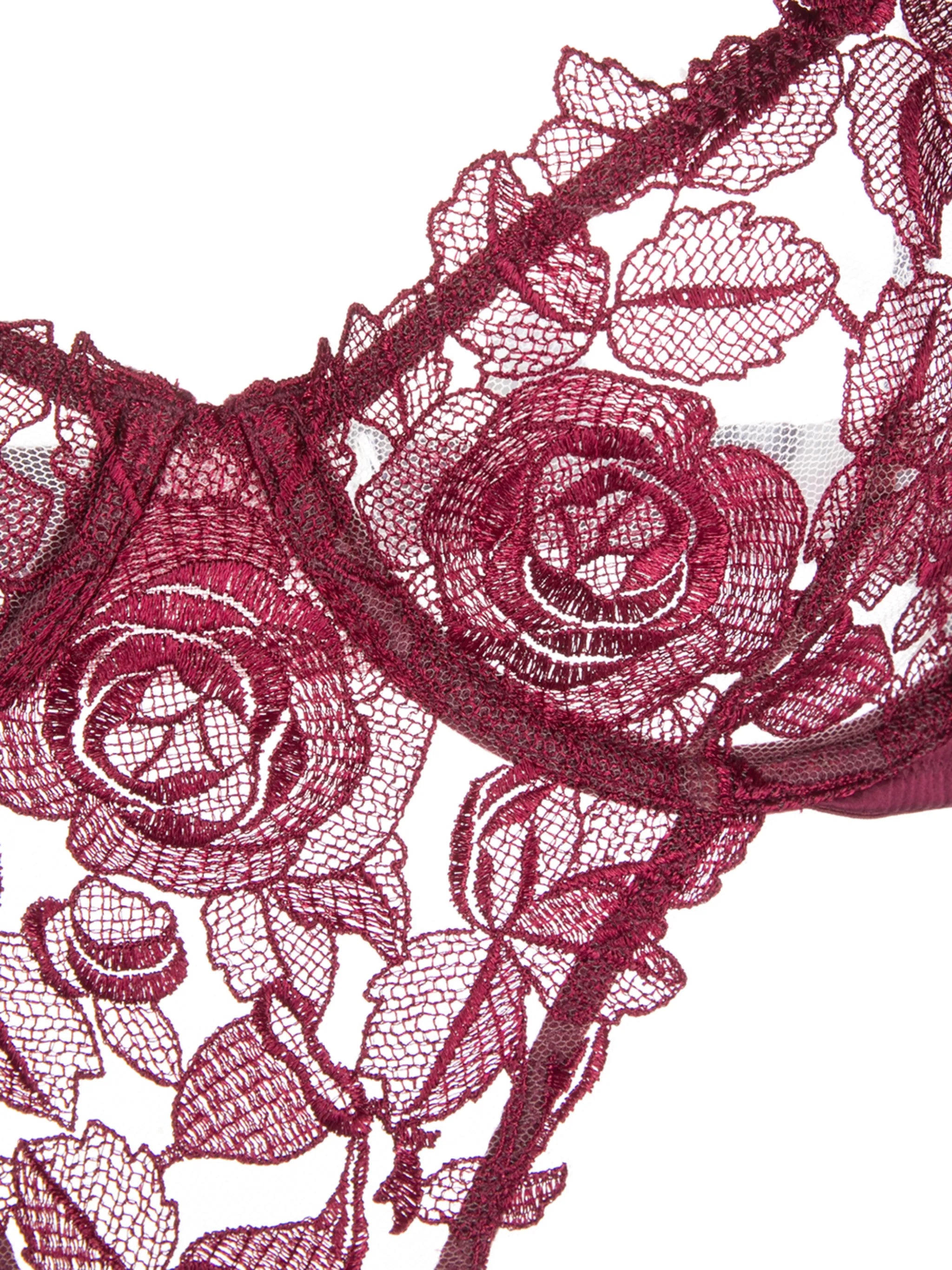floral-embroidered bodysuit