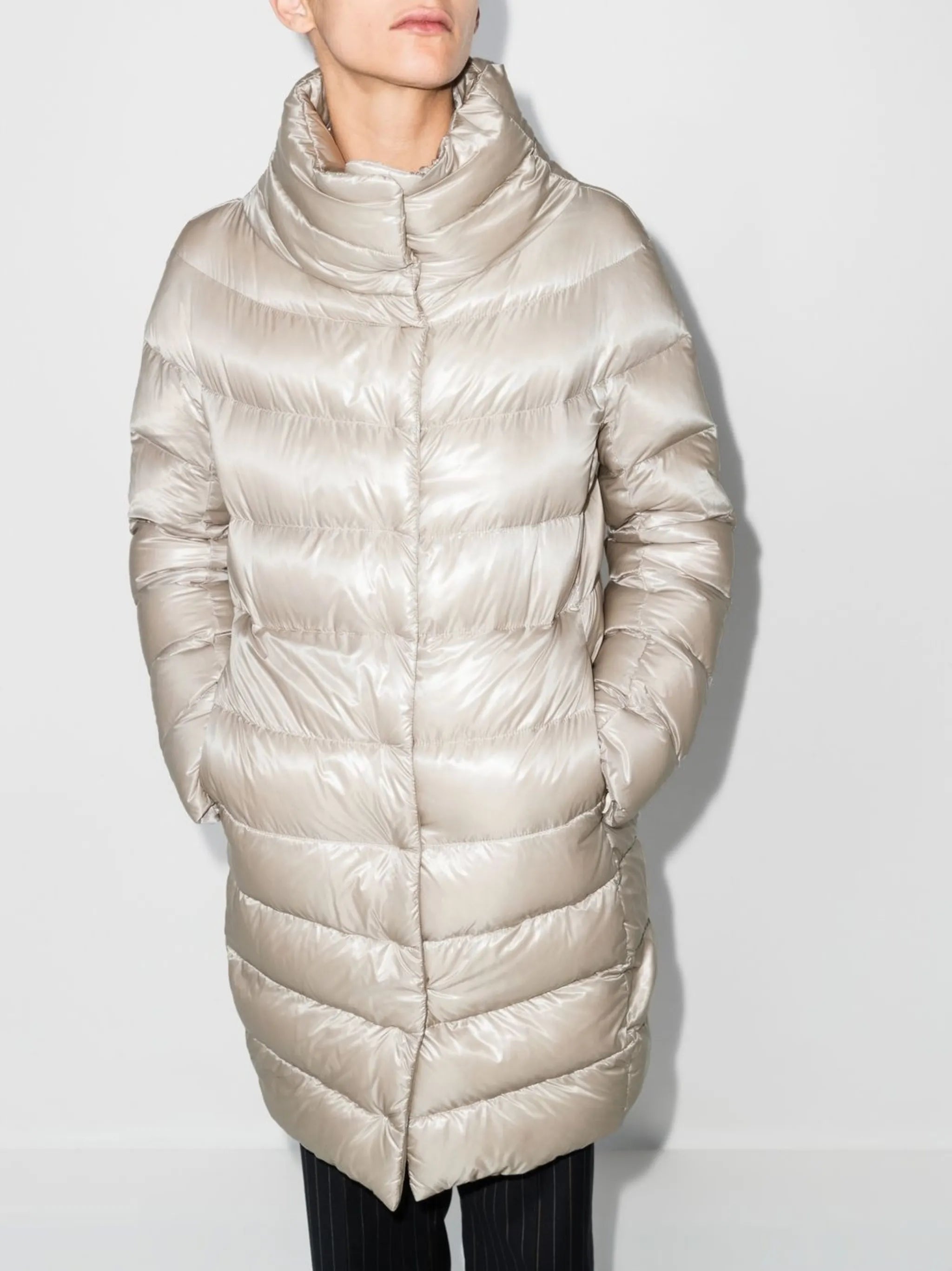 Ultralight quilted coat