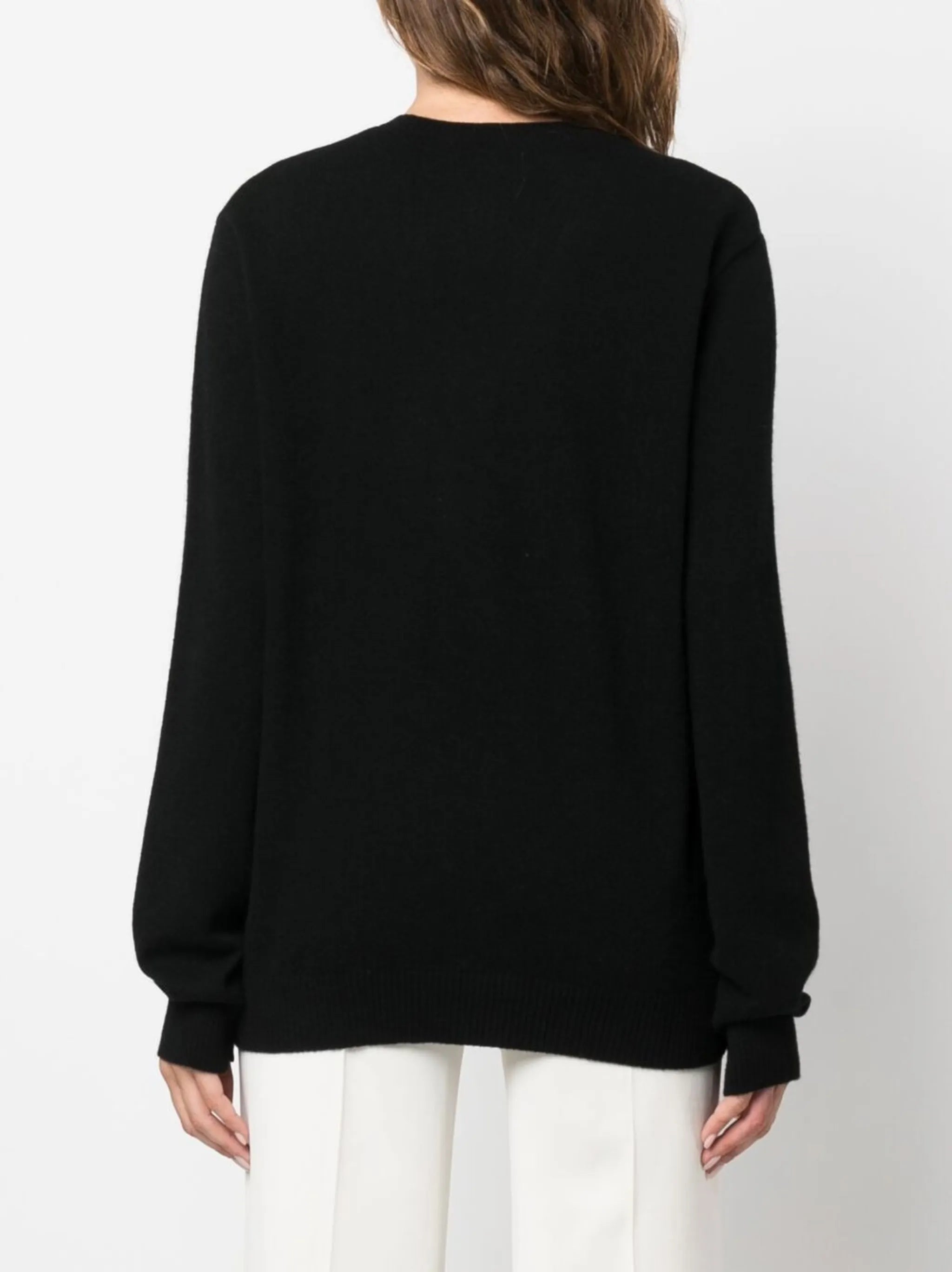 V-neck cashmere sweater