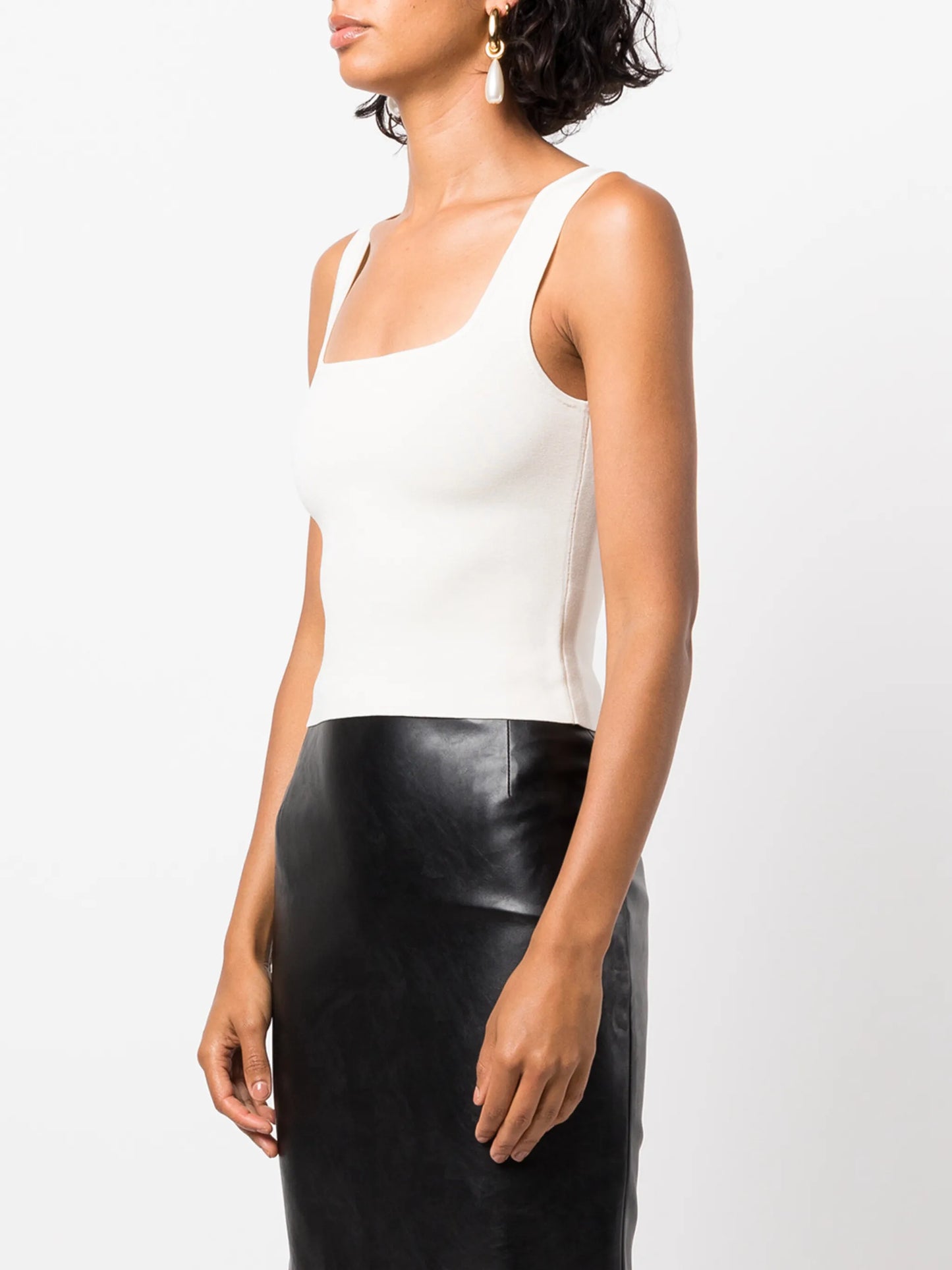 square neck vest top