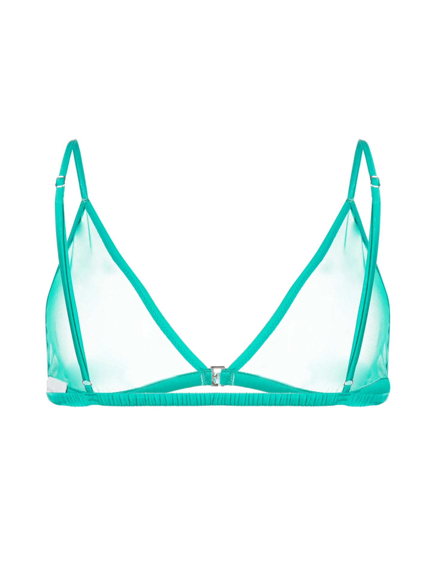 sheer-panel triangle bralette