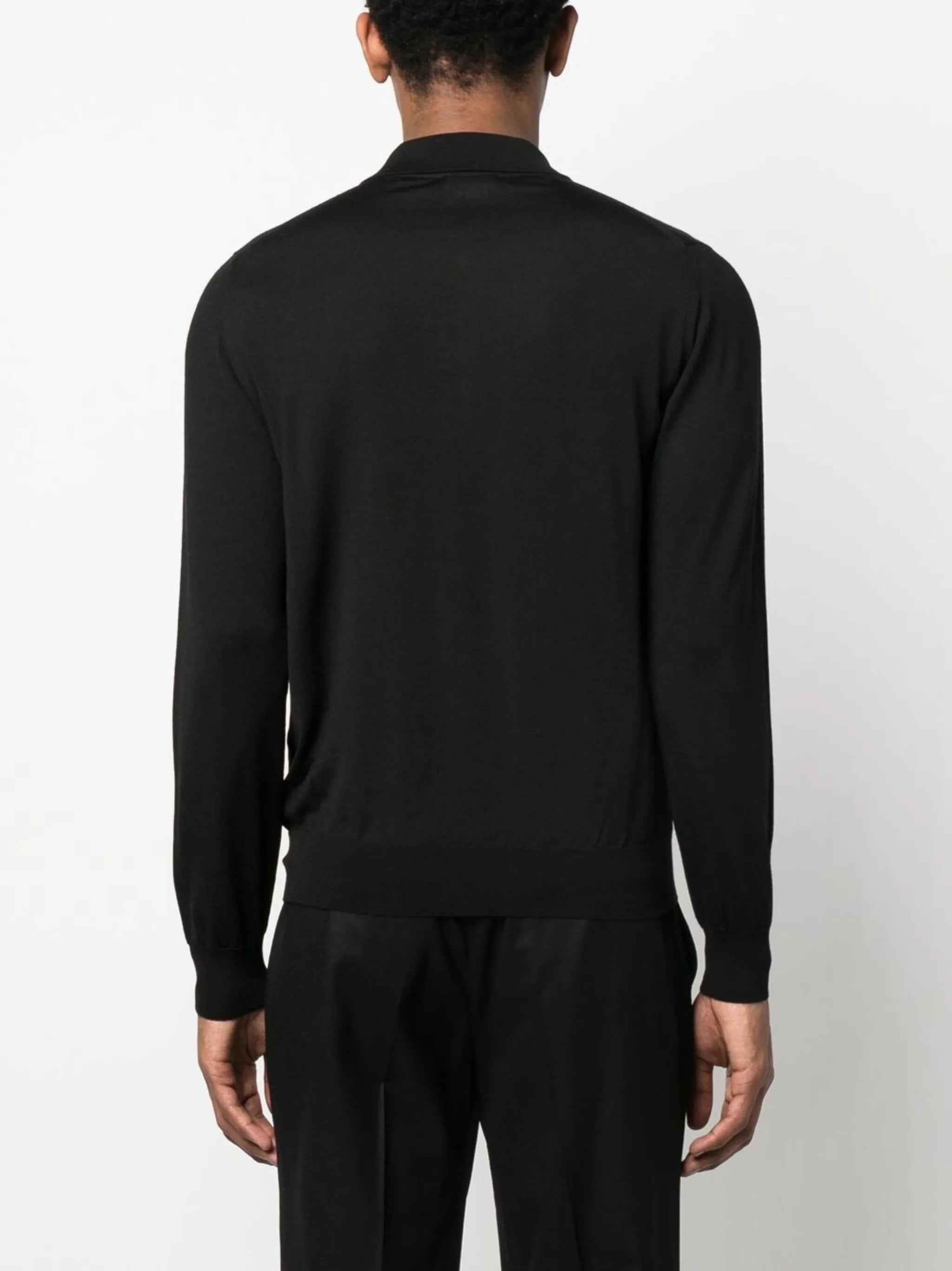 long-sleeve polo shirt
