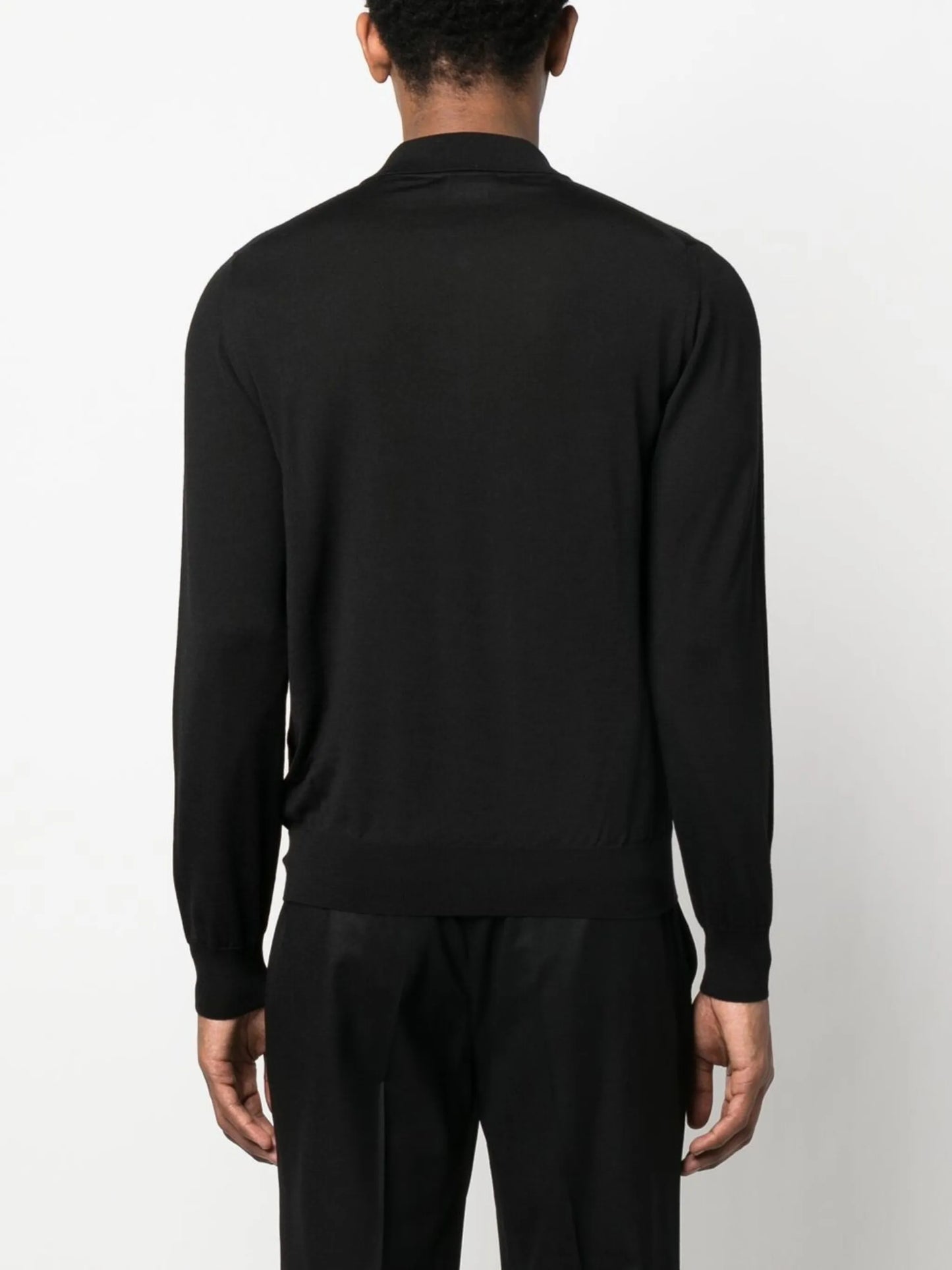 long-sleeve polo shirt